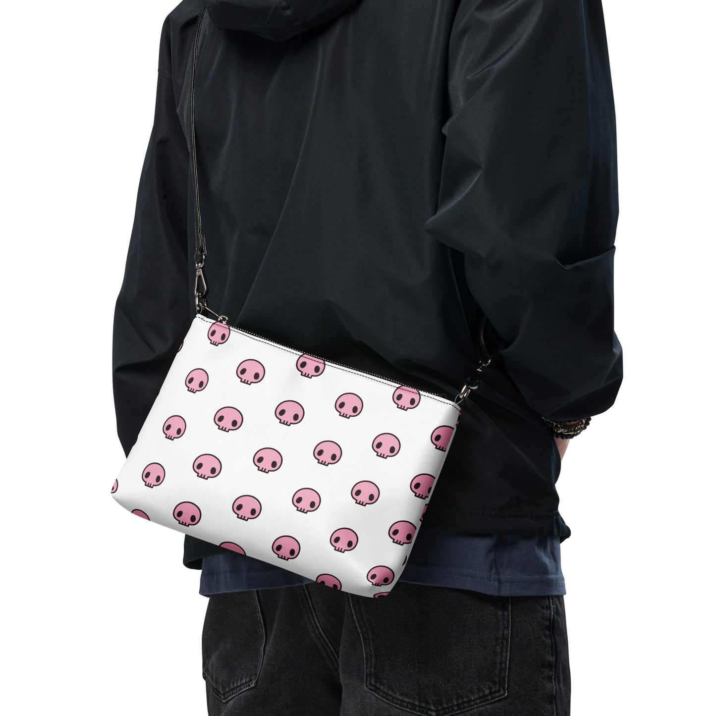 Pink Skull Crossbody bag