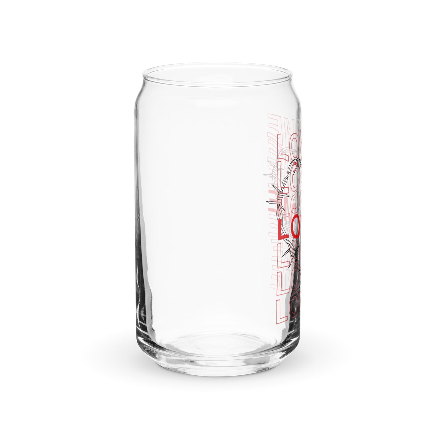 Love Me Glass Cup