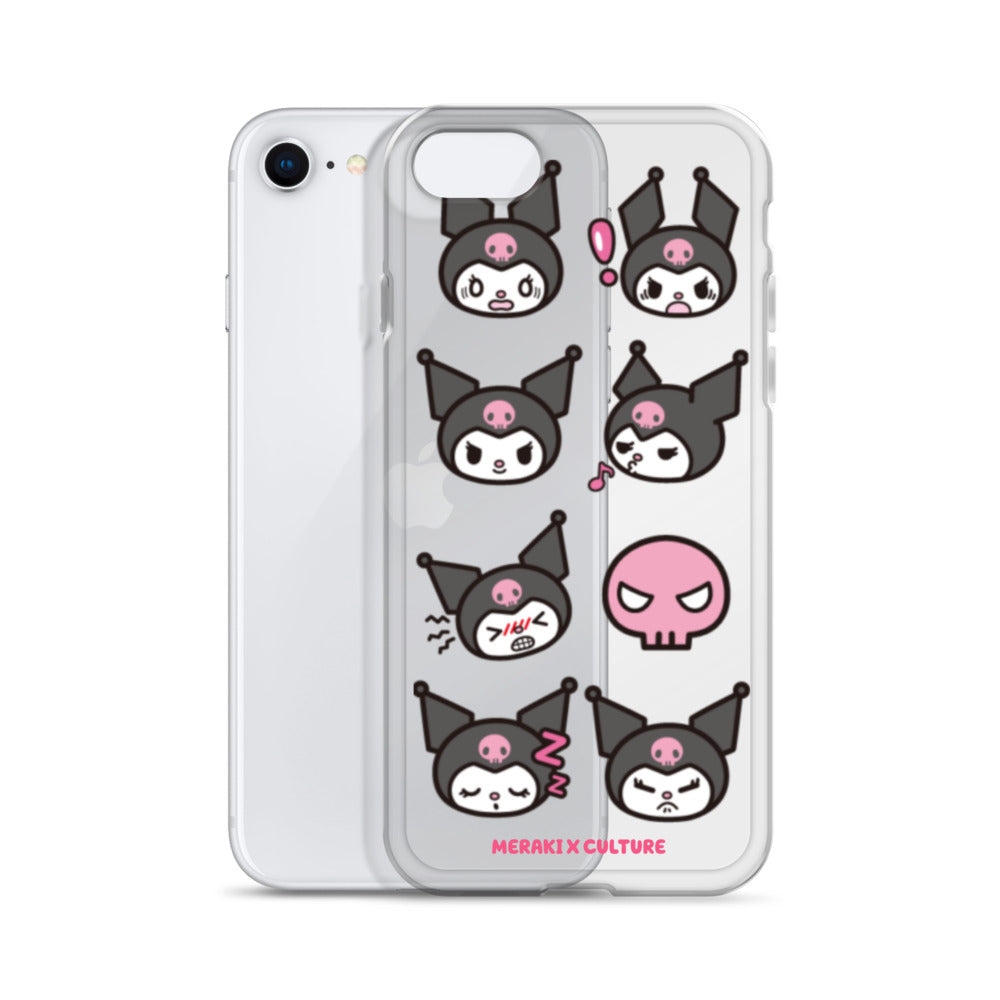 Kuromi Clear Phone Case