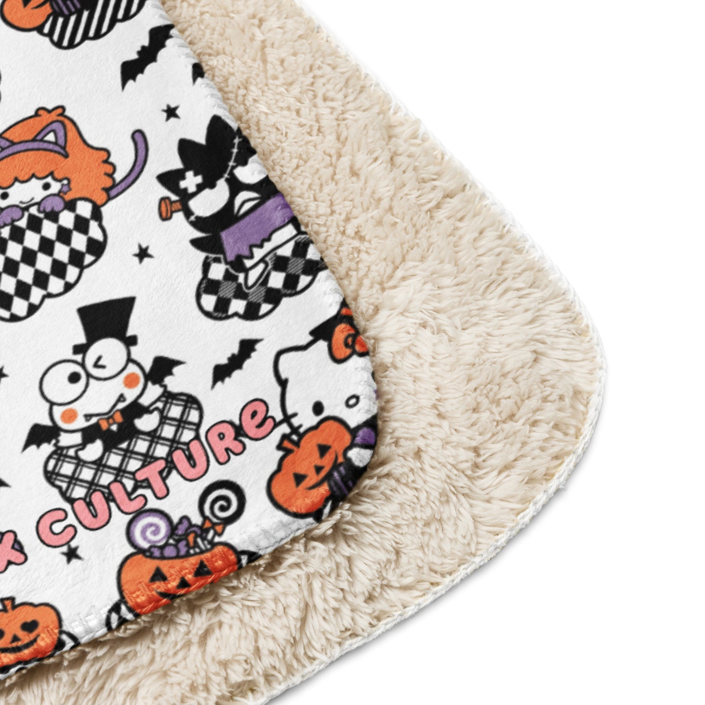 Halloween Sanrio Sherpa blanket