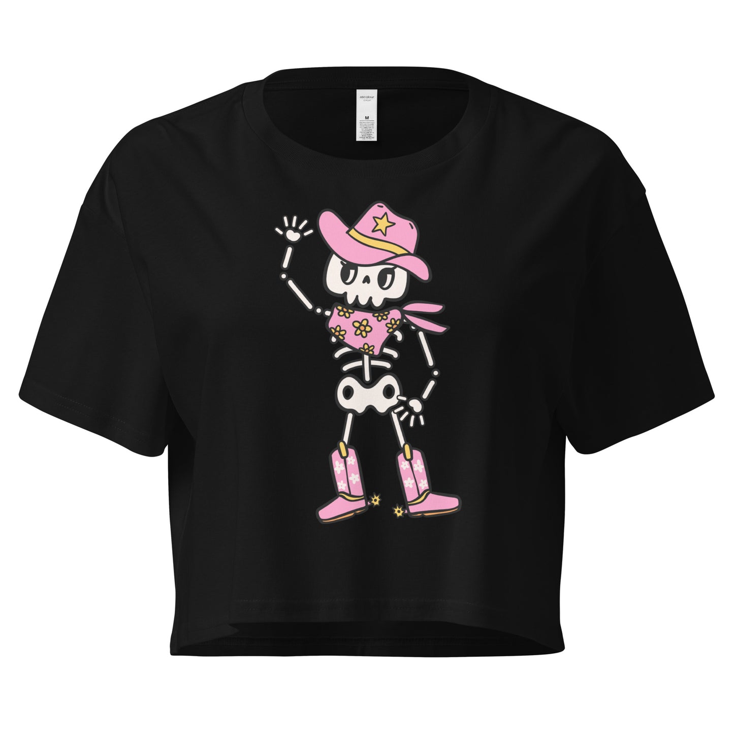 CowSkull Cropped T-Shirt