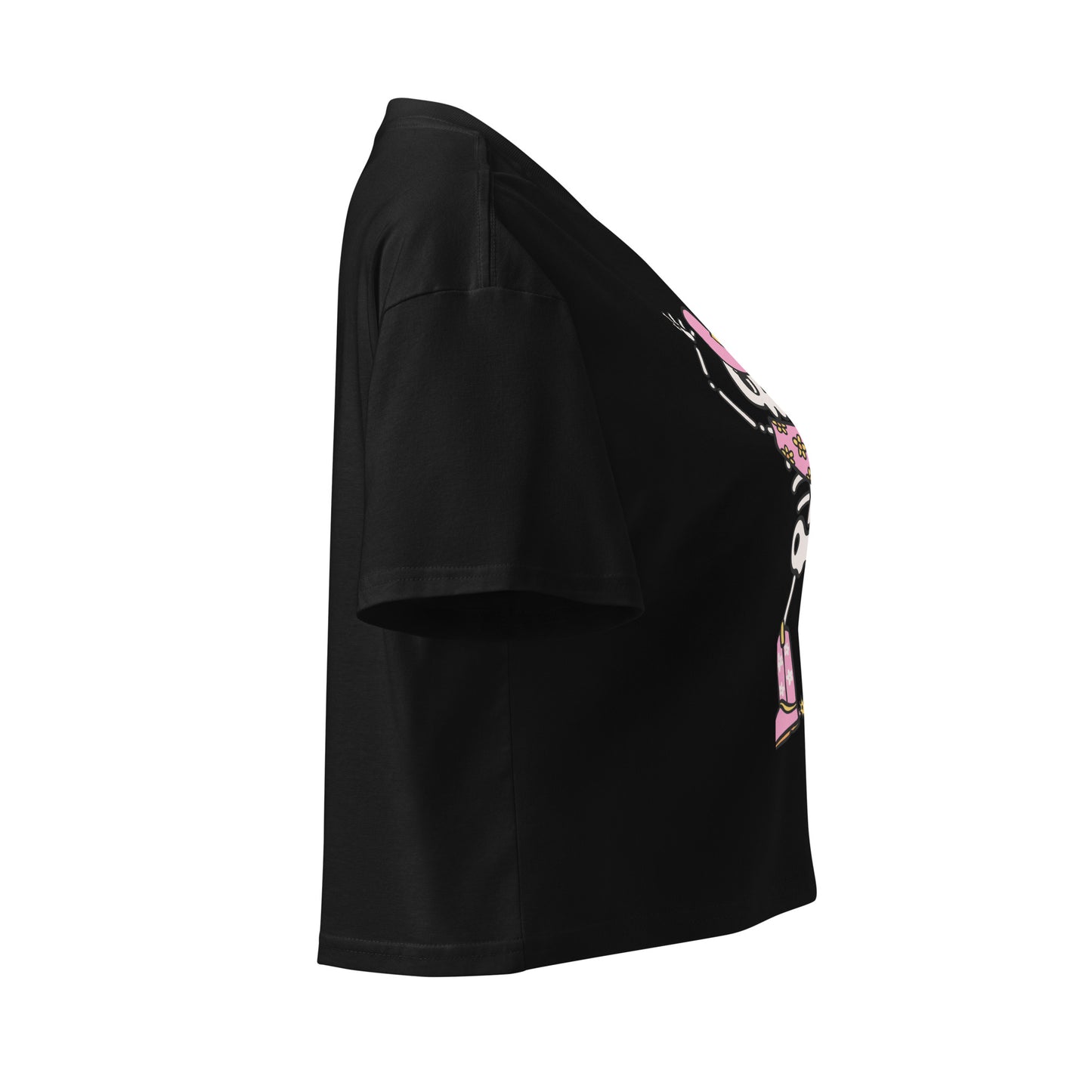 CowSkull Cropped T-Shirt