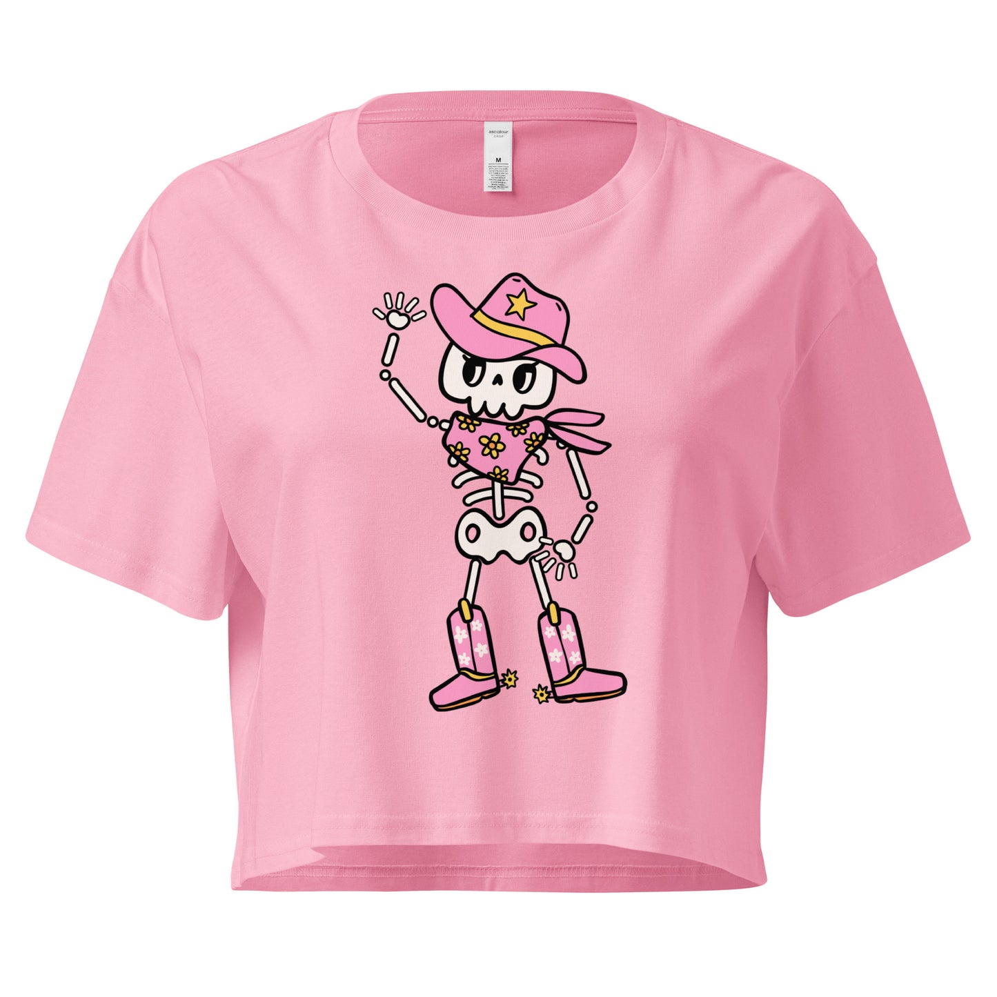 CowSkull Cropped T-Shirt