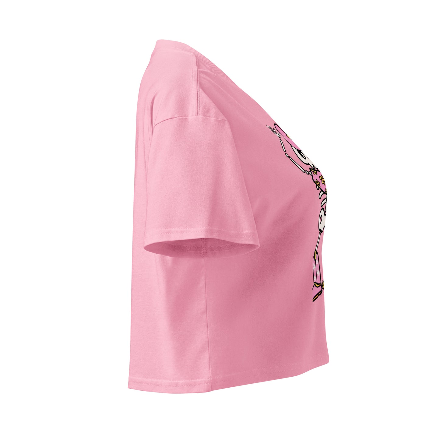 CowSkull Cropped T-Shirt