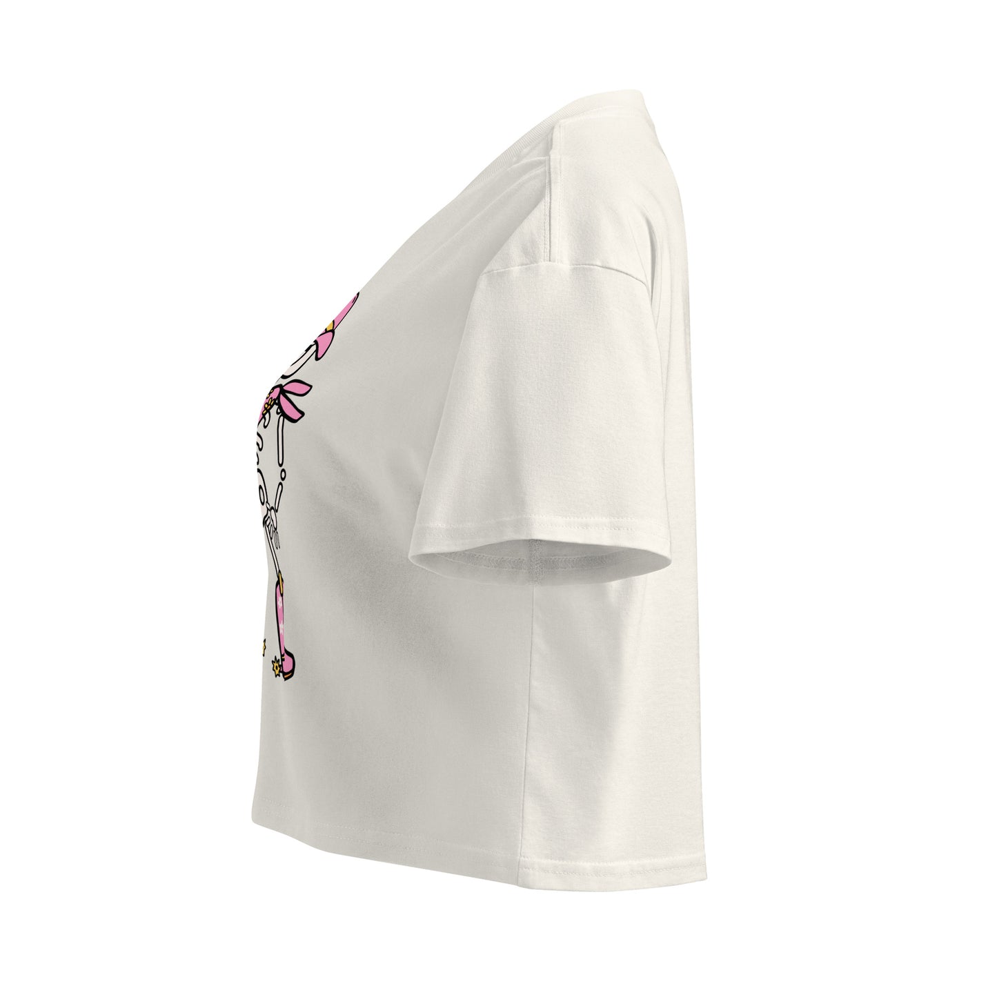 CowSkull Cropped T-Shirt