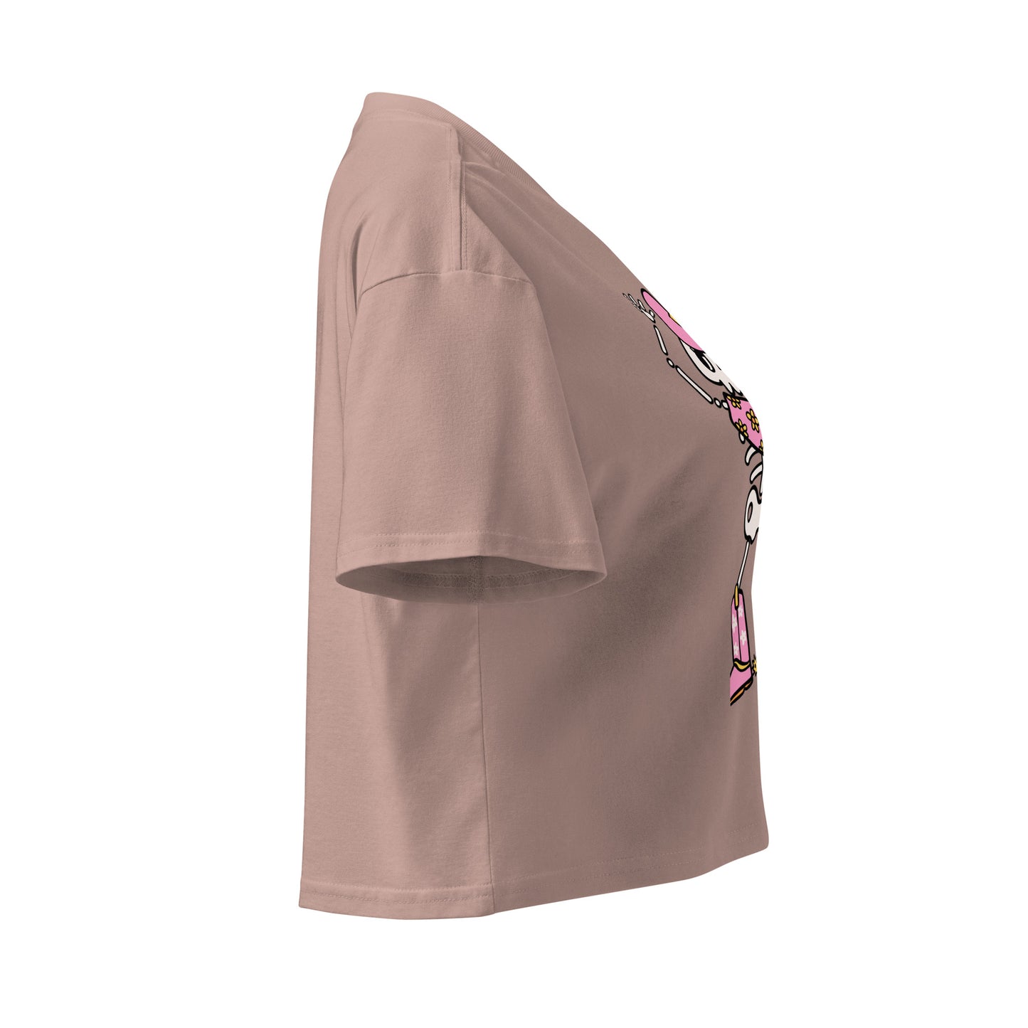 CowSkull Cropped T-Shirt