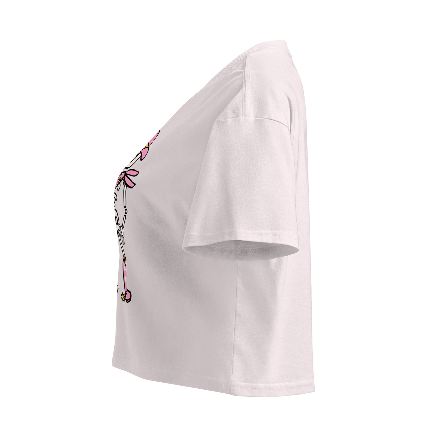 CowSkull Cropped T-Shirt