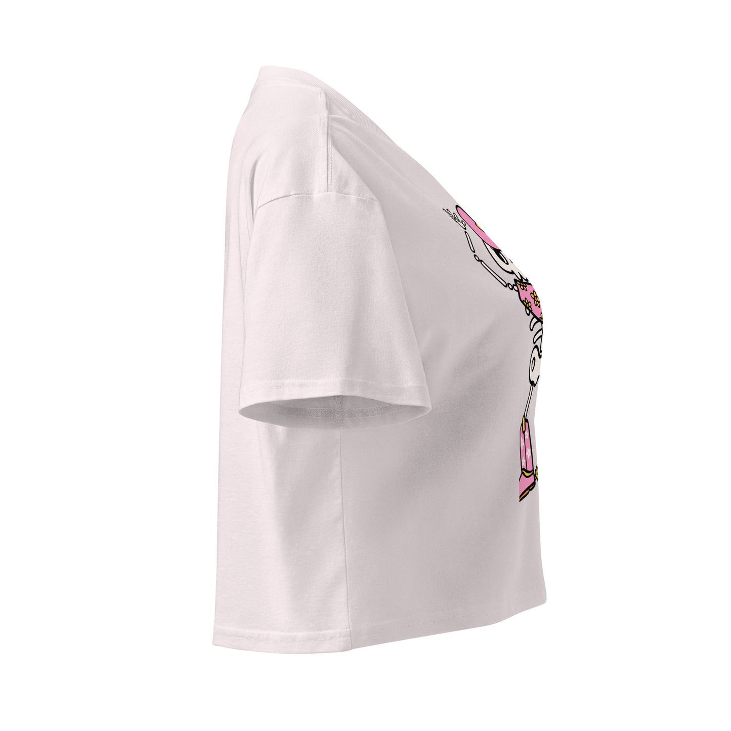 CowSkull Cropped T-Shirt