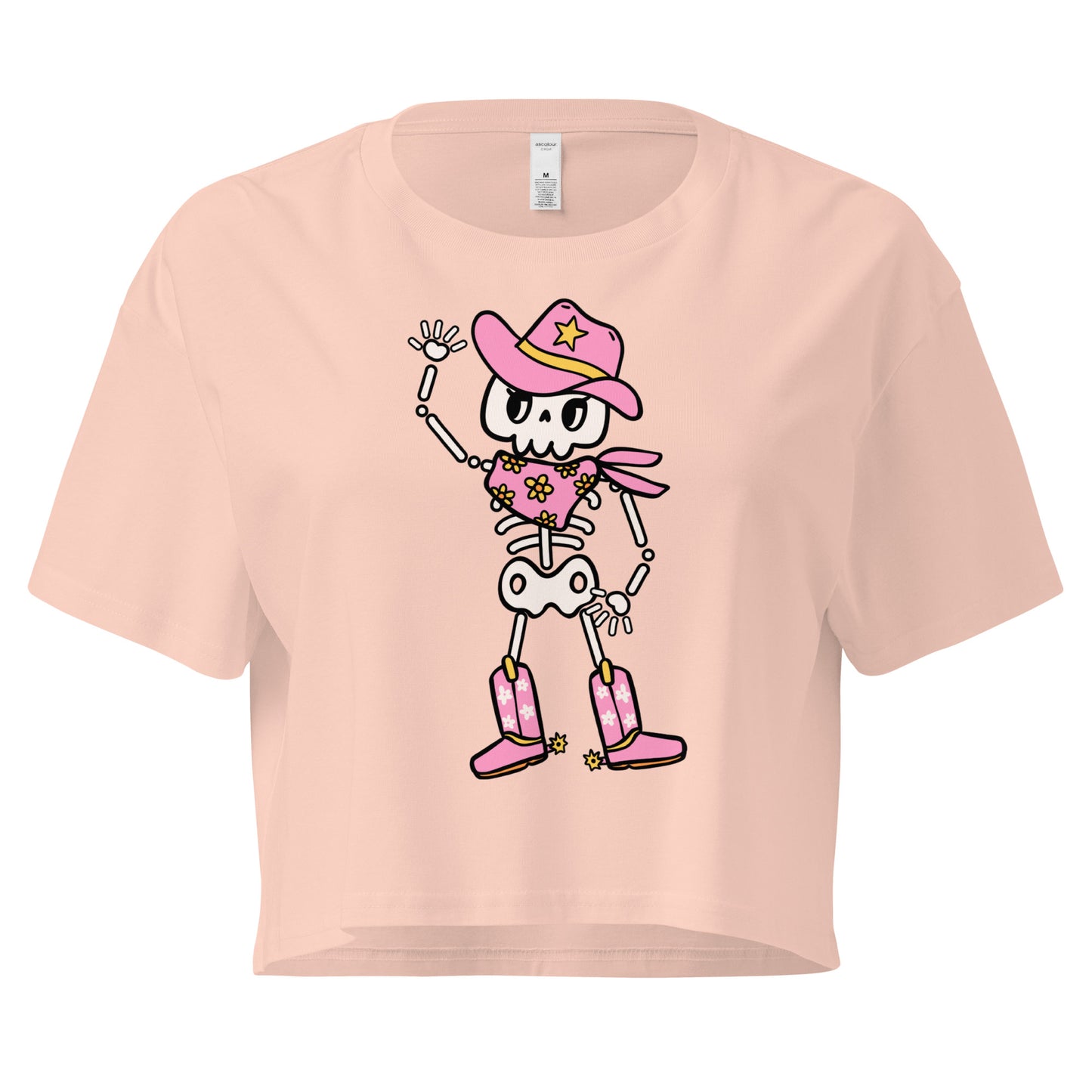 CowSkull Cropped T-Shirt