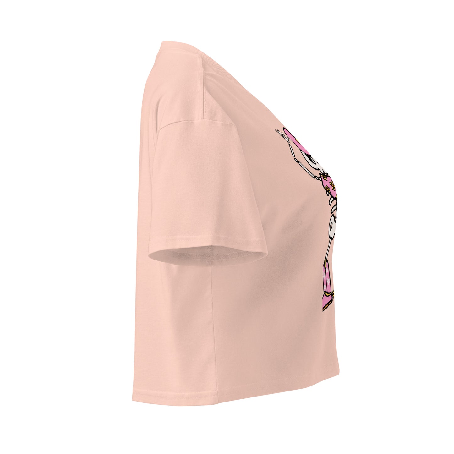 CowSkull Cropped T-Shirt