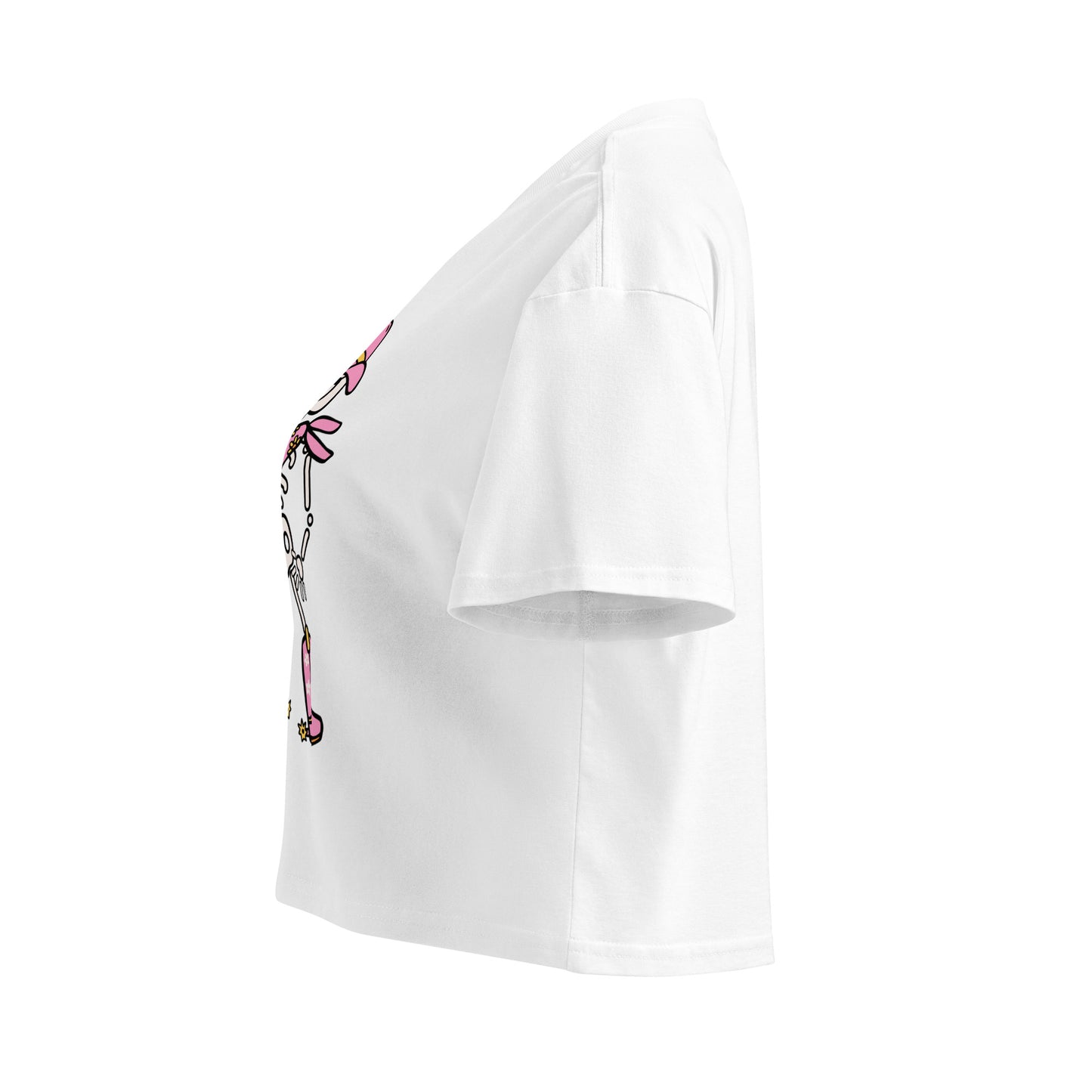 CowSkull Cropped T-Shirt