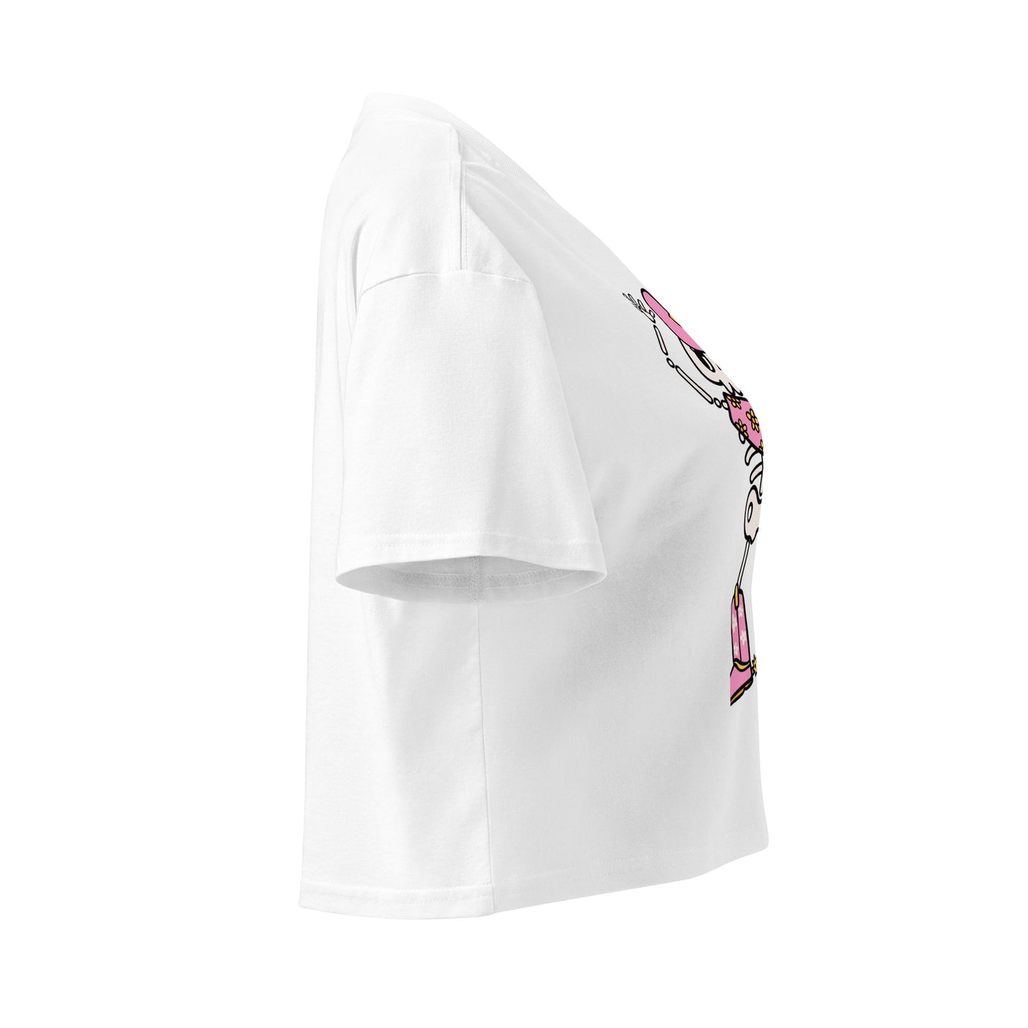 CowSkull Cropped T-Shirt