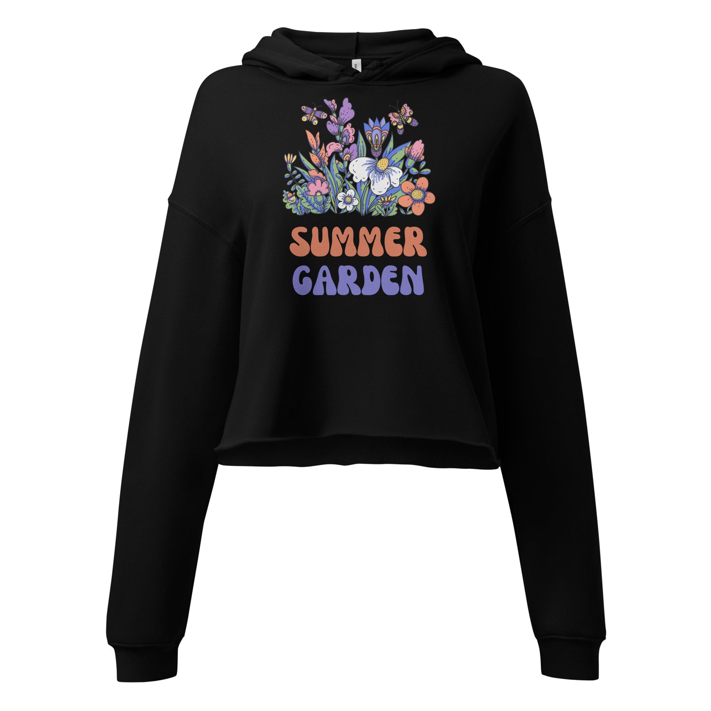Summer Garden Crop Hoodie