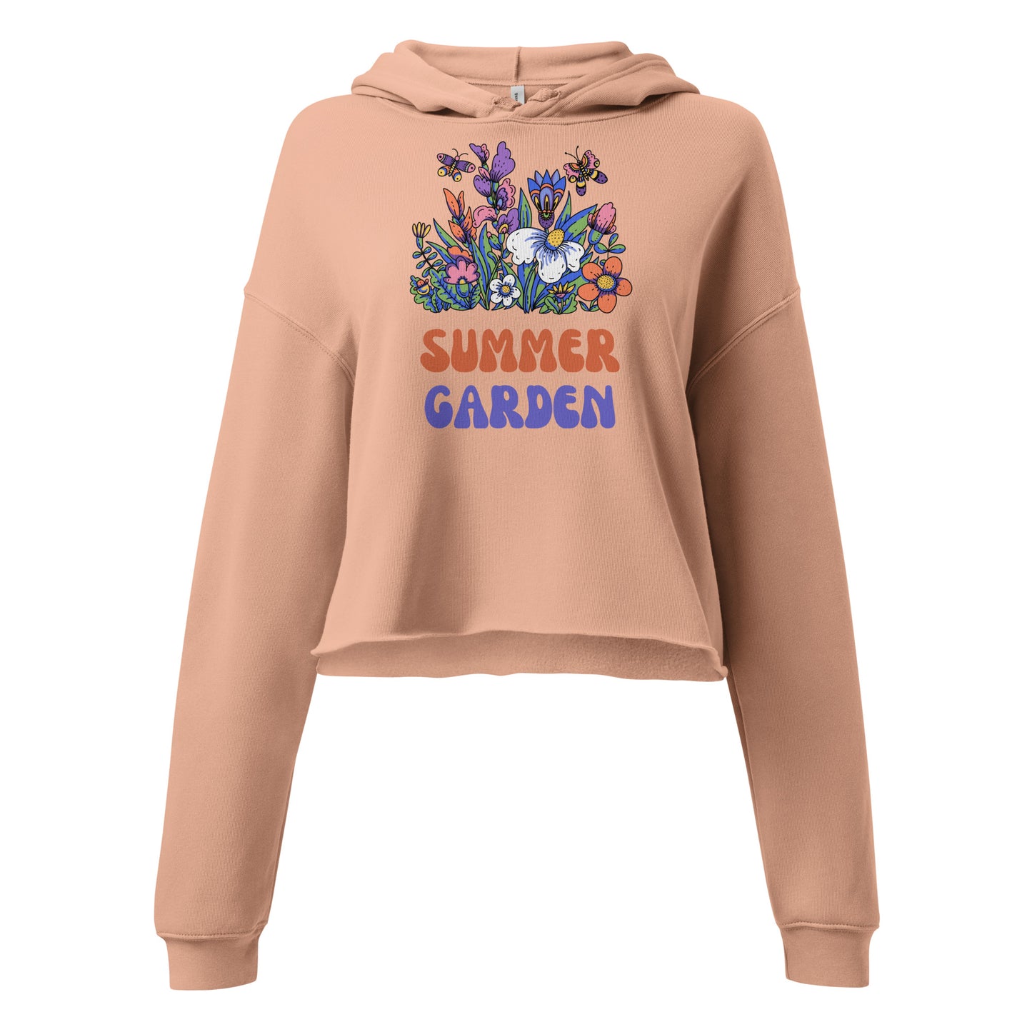 Summer Garden Crop Hoodie
