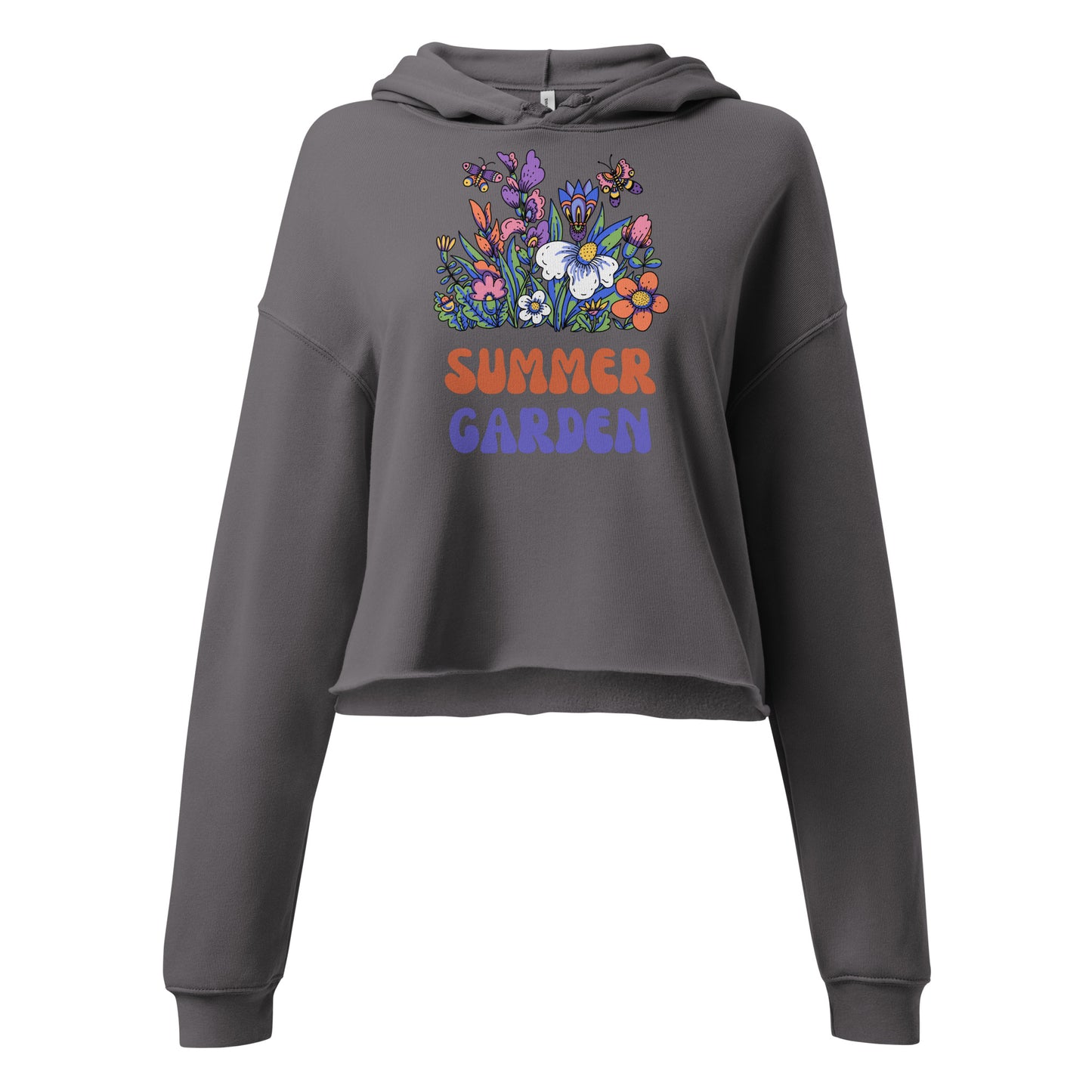 Summer Garden Crop Hoodie