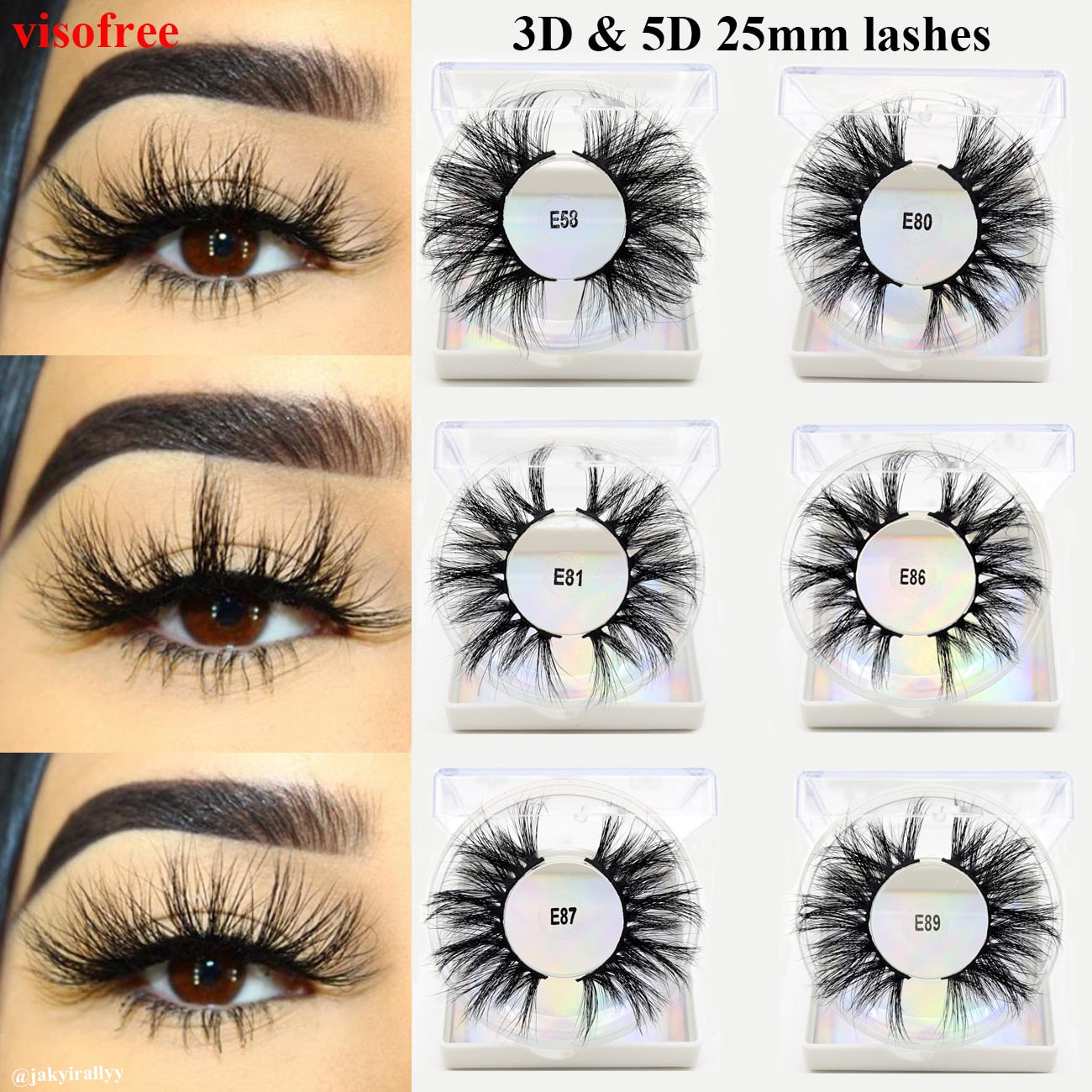 Thick Mink False Lashes