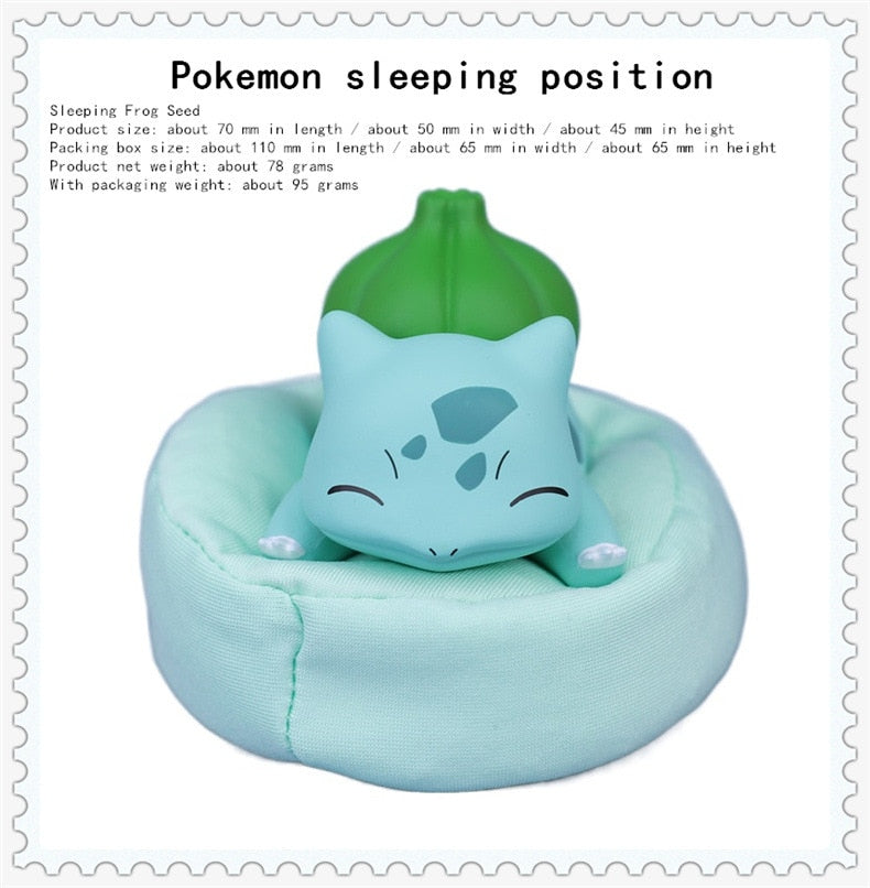 Sleeping Pokemon Figures
