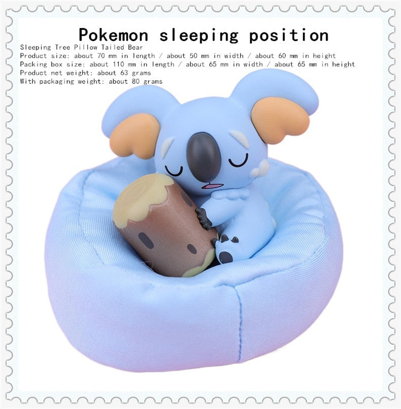 Sleeping Pokemon Figures
