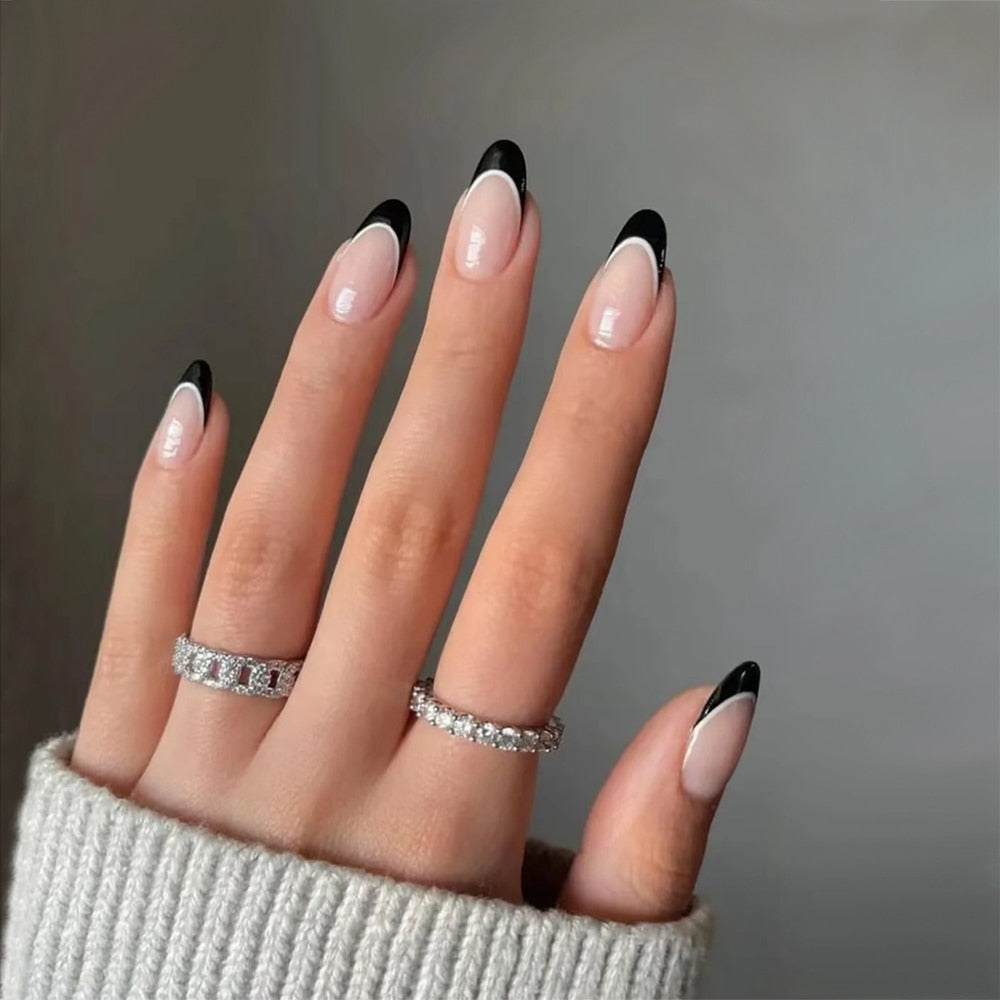 Various Almond Press On Nails