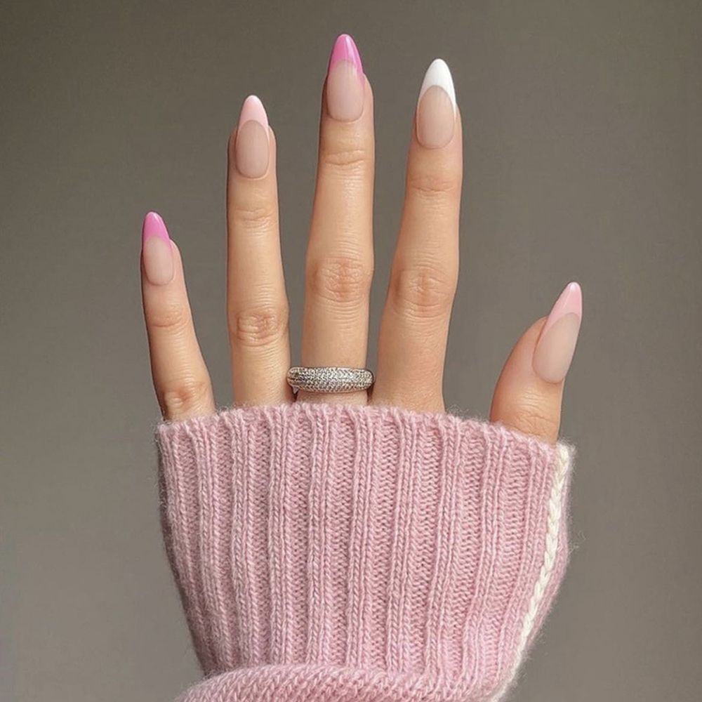 Various Almond Press On Nails