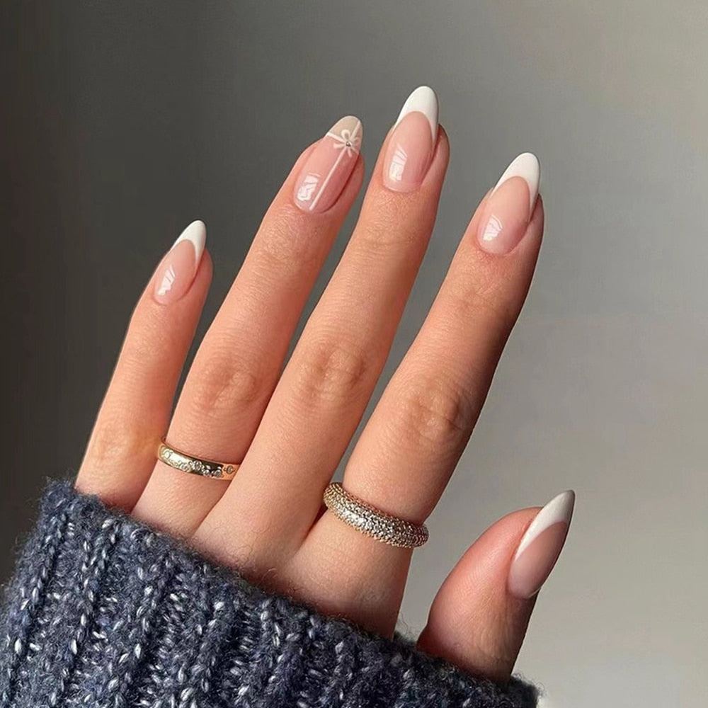 Various Almond Press On Nails