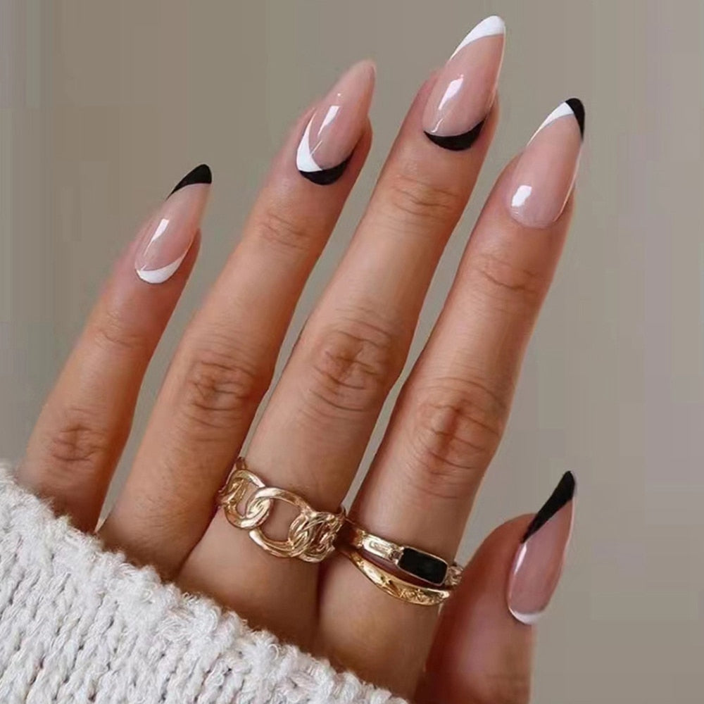 Various Almond Press On Nails