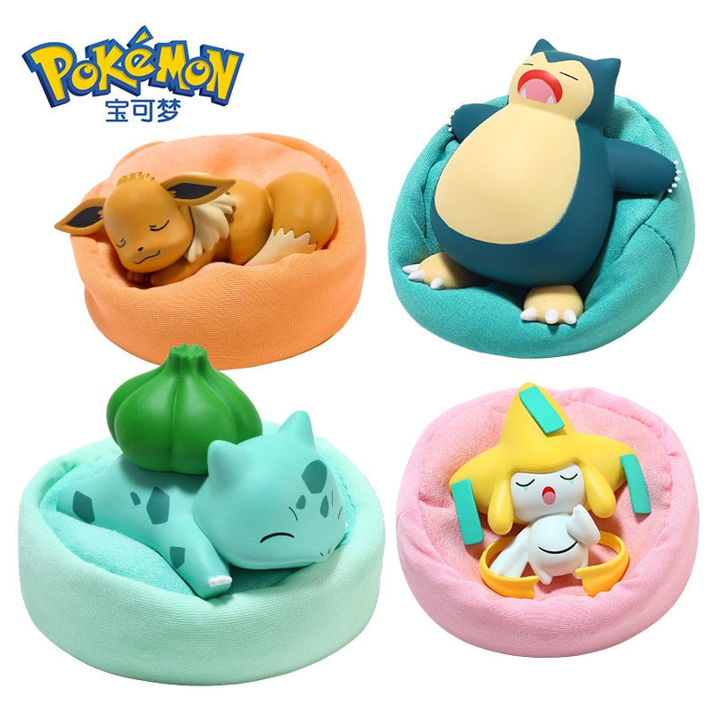 Sleeping Pokemon Figures