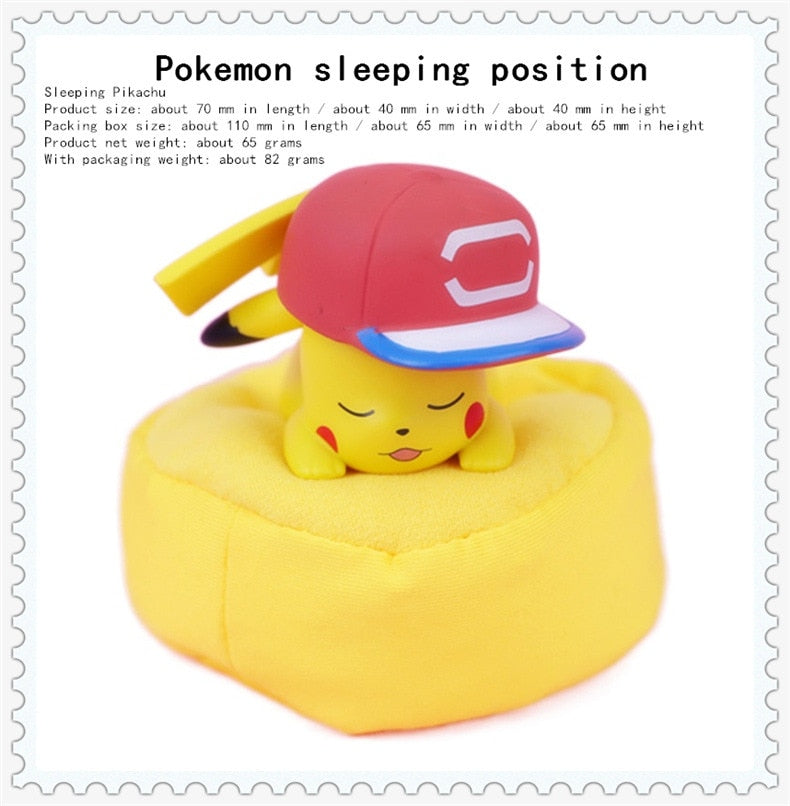 Sleeping Pokemon Figures
