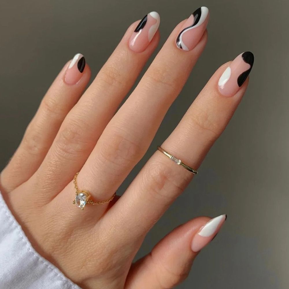 Various Almond Press On Nails