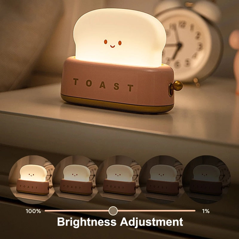 Toast Night Light LED Dimmable