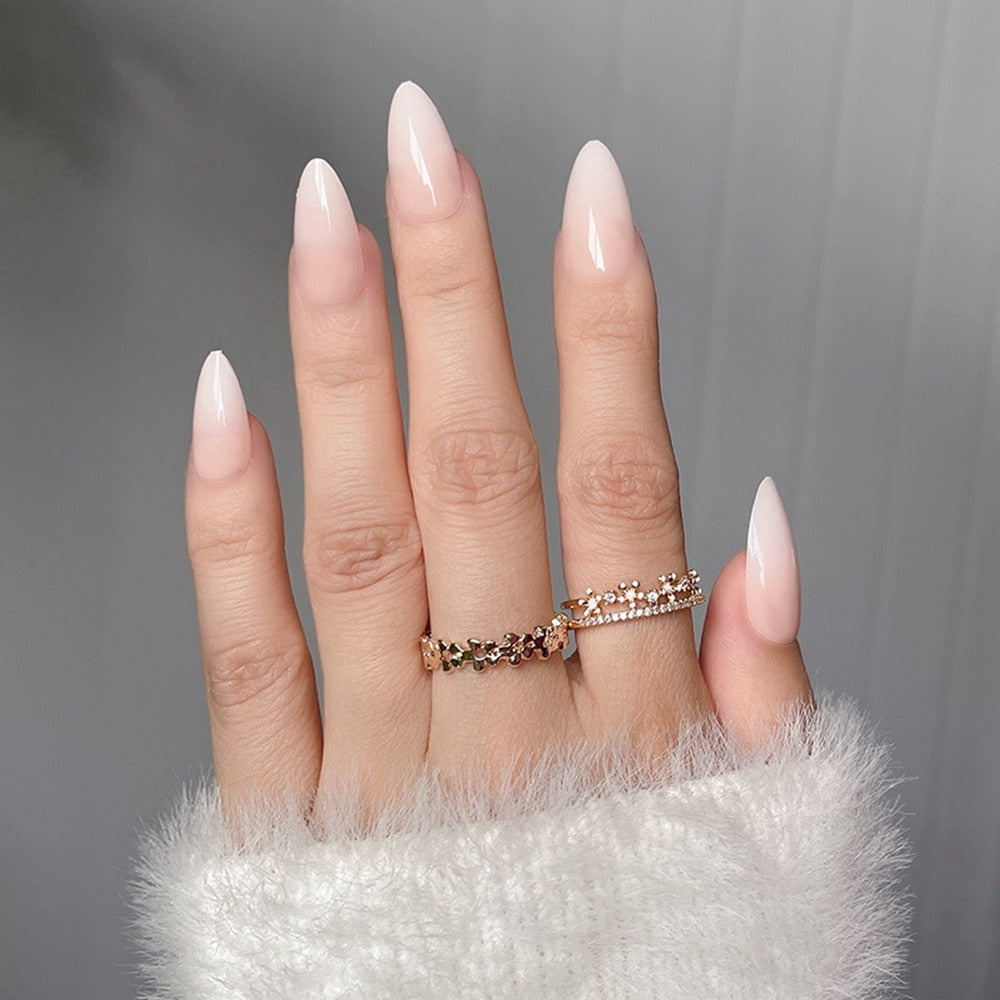 Various Almond Press On Nails
