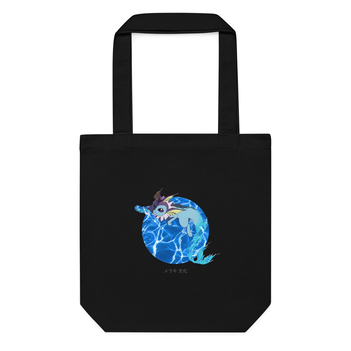 Aqua Fox Tote Bag