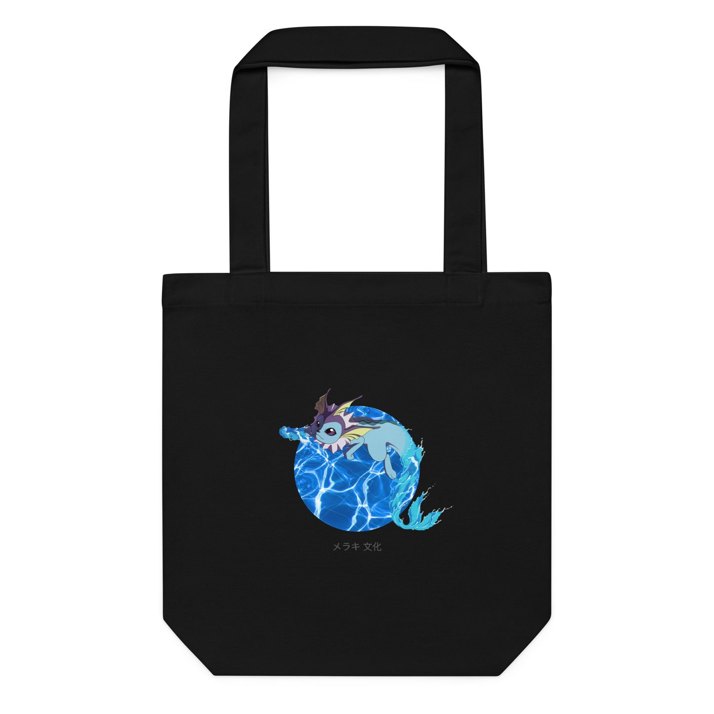 Aqua Fox Tote Bag