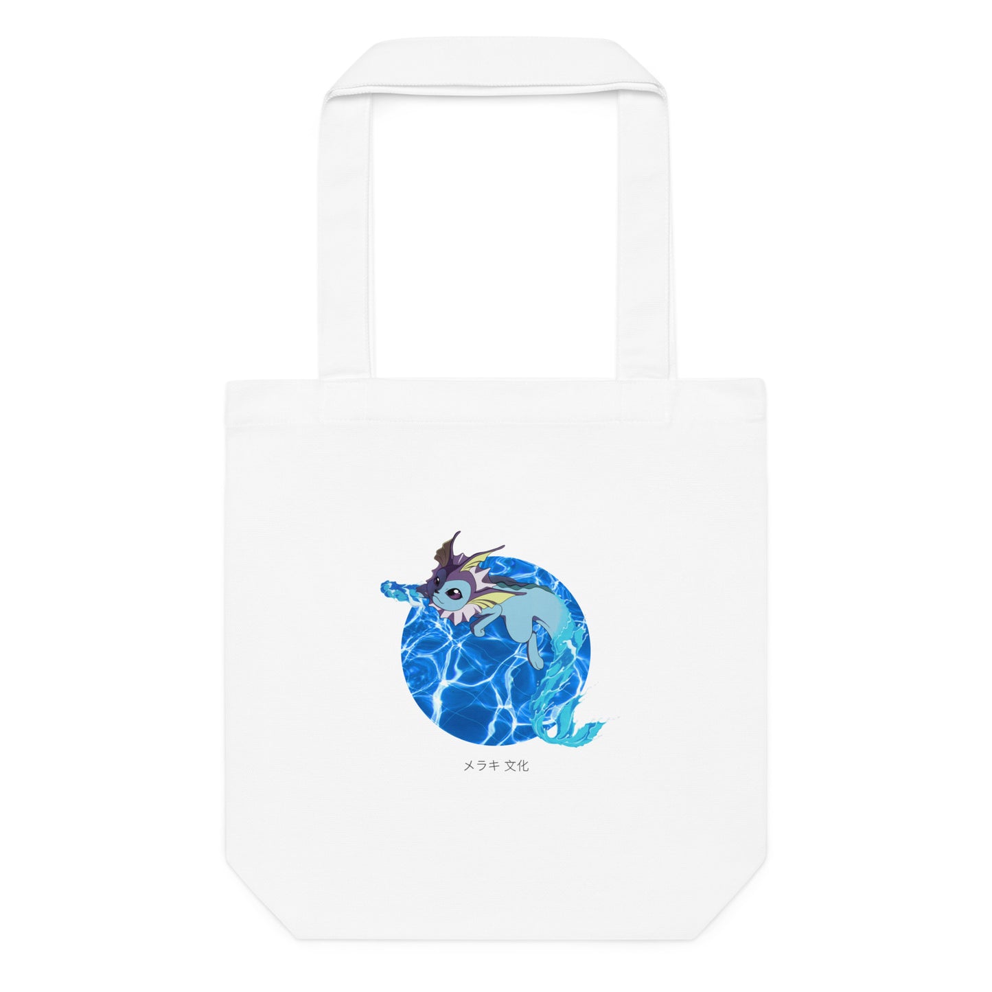 Aqua Fox Tote Bag