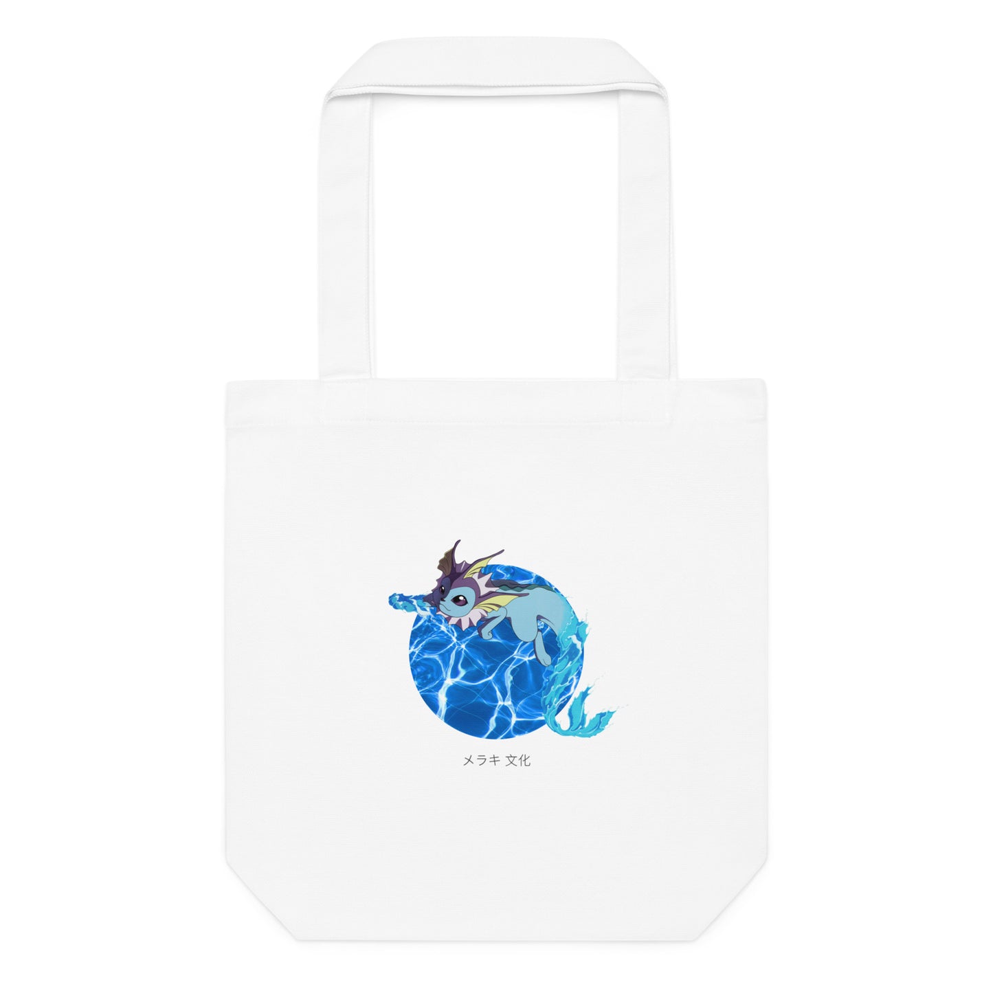 Aqua Fox Tote Bag