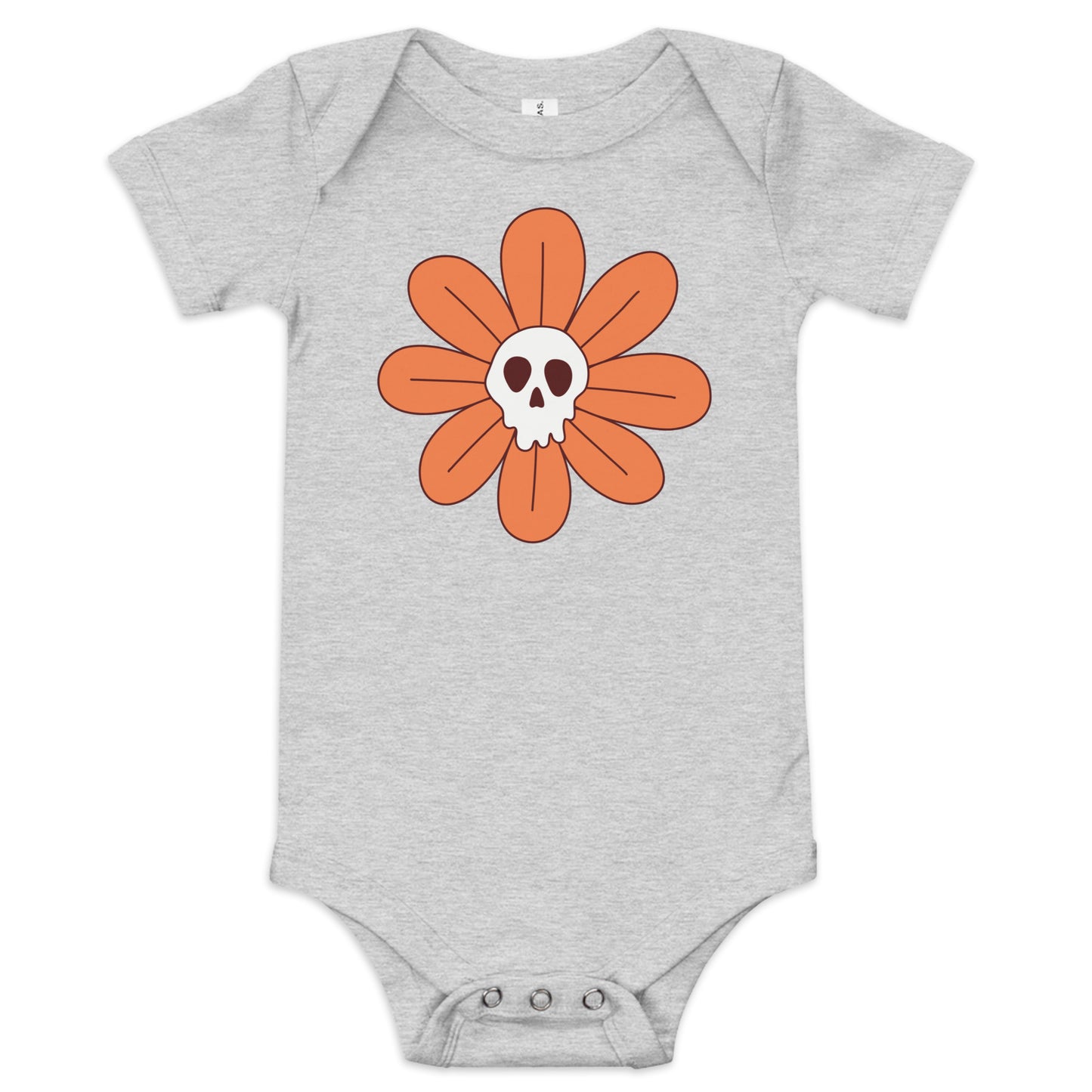 Skull Flower Onesie