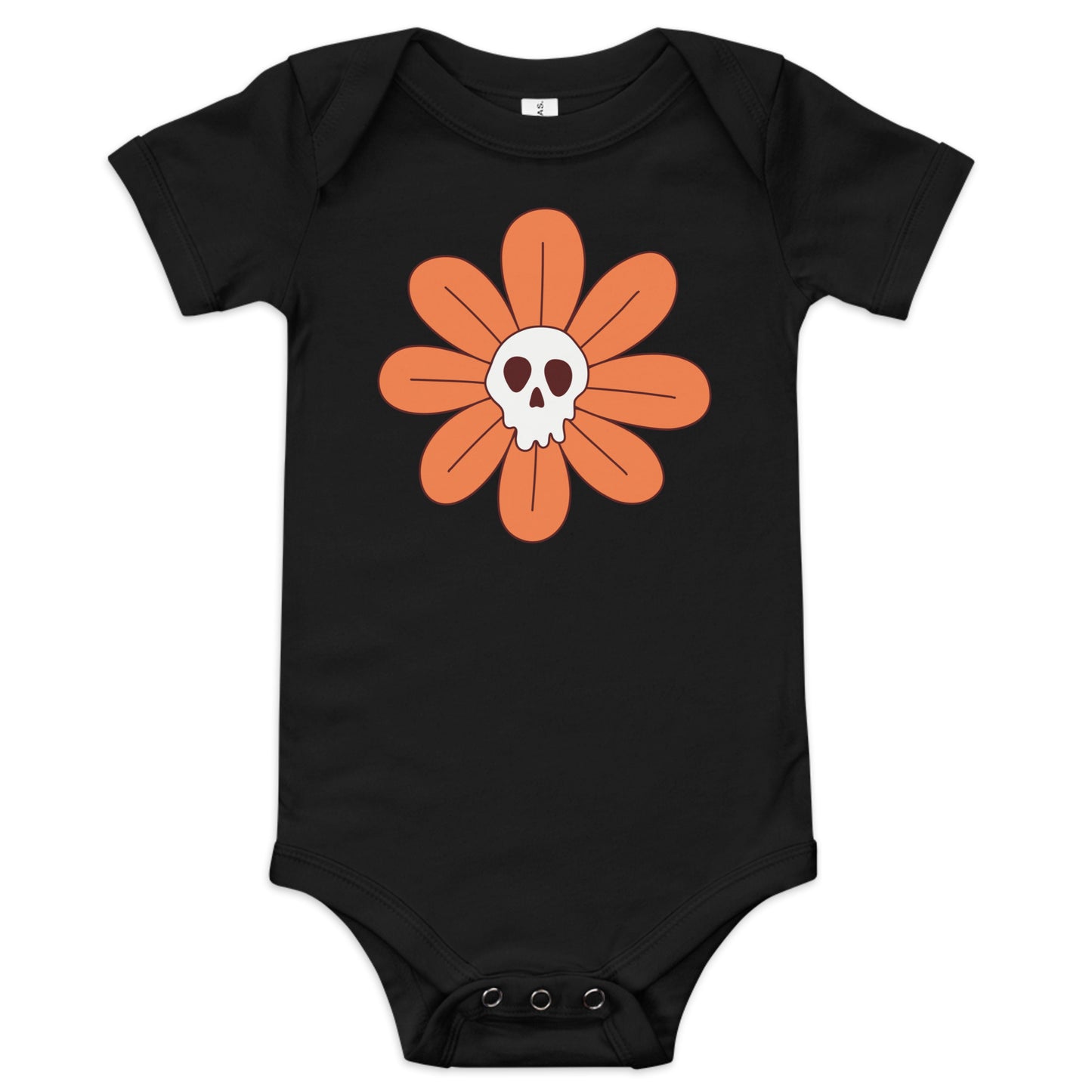 Skull Flower Onesie