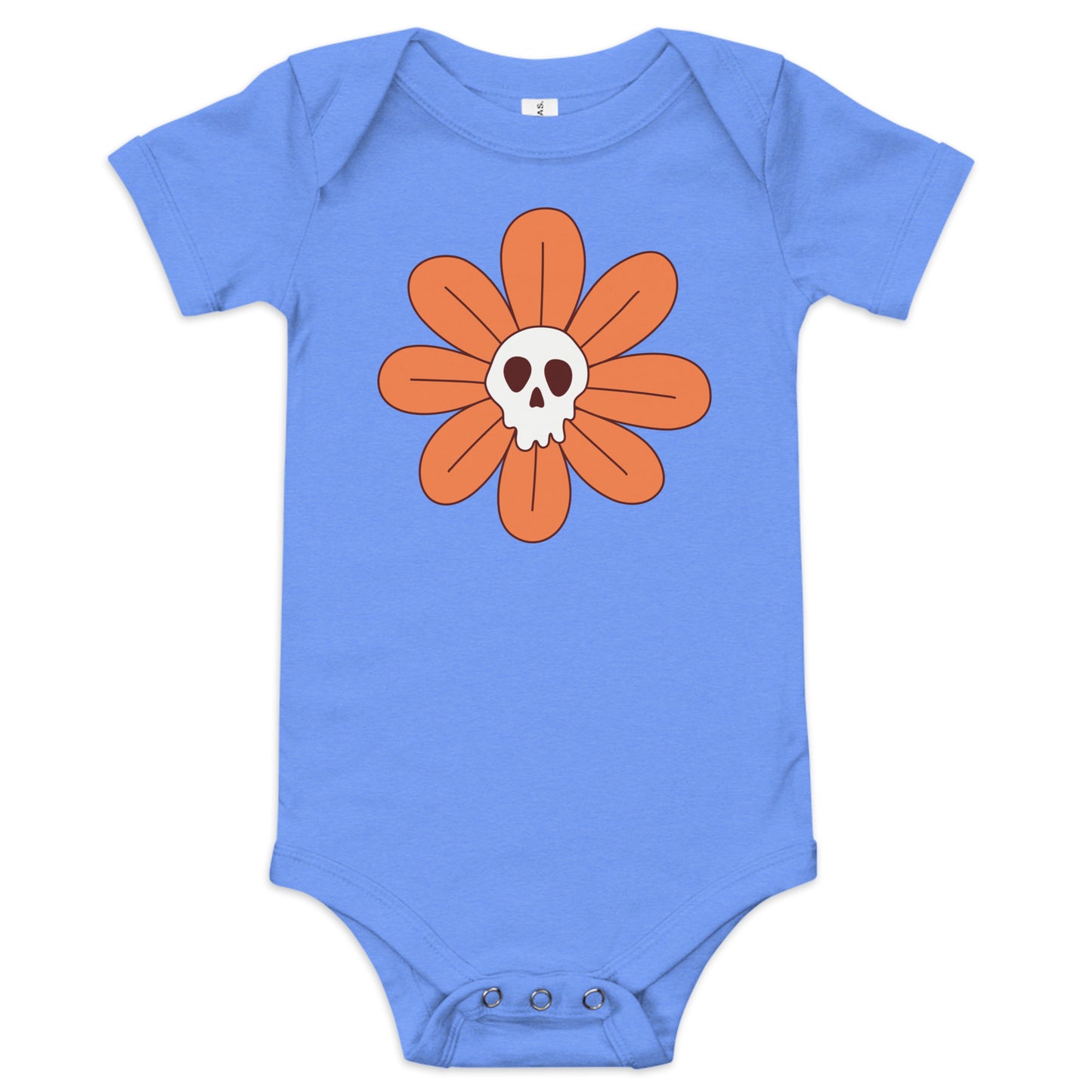 Skull Flower Onesie