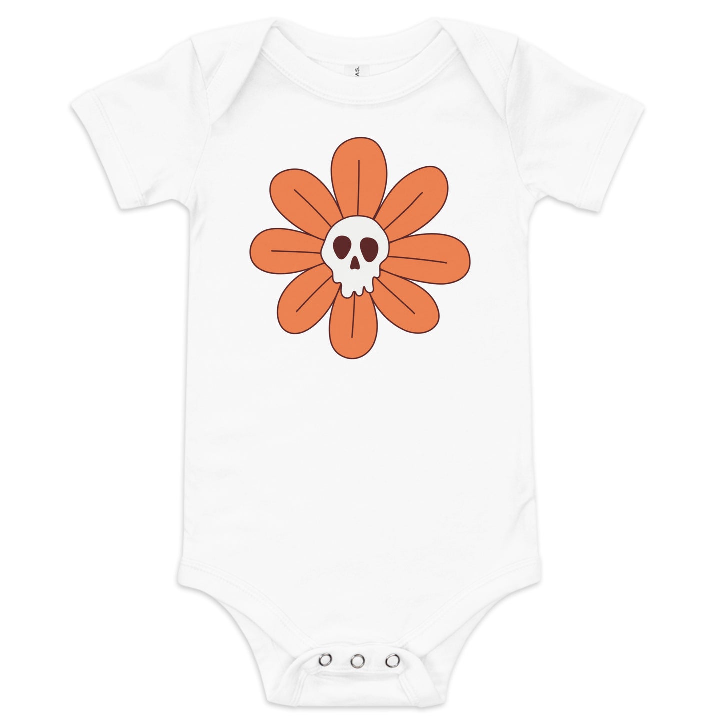 Skull Flower Onesie