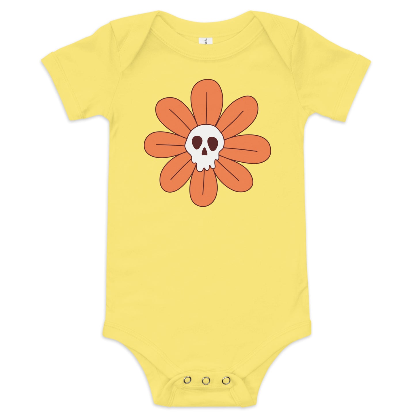 Skull Flower Onesie