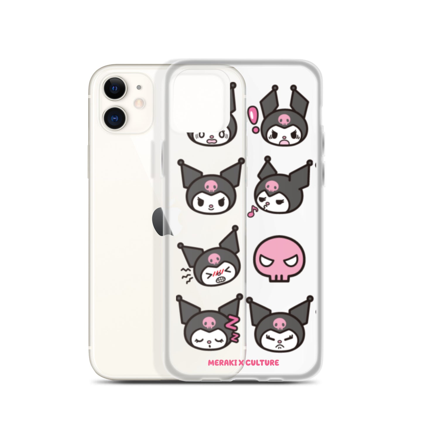 Kuromi Clear Phone Case