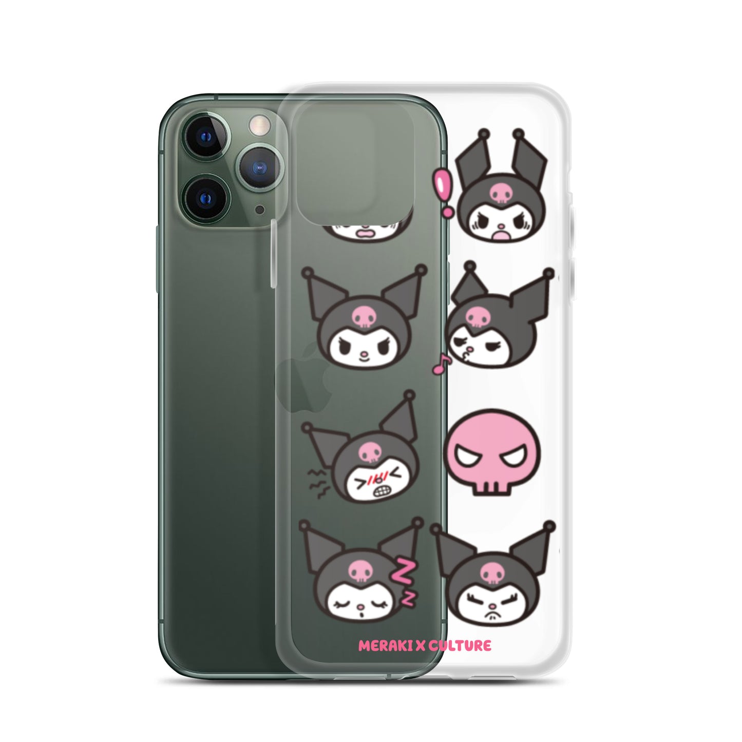 Kuromi Clear Phone Case