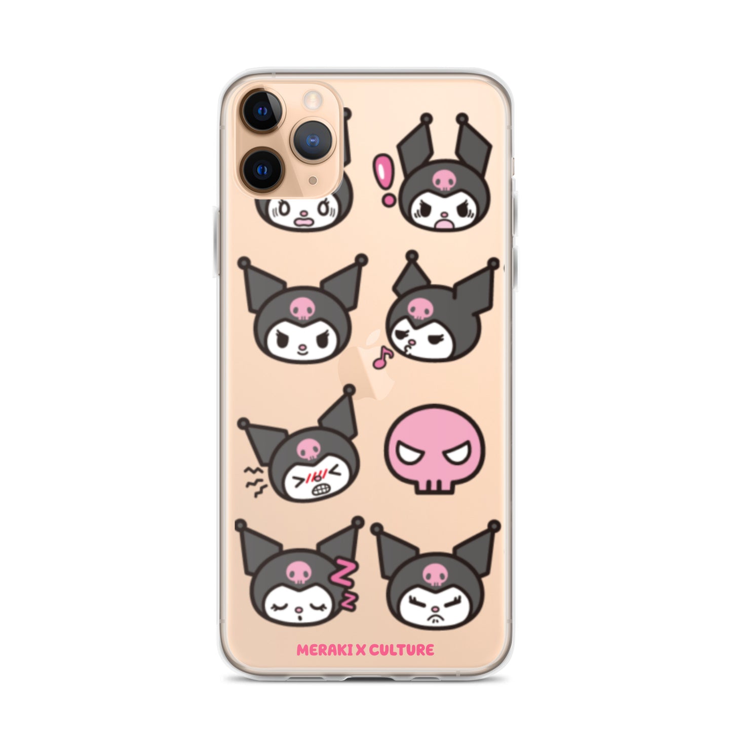 Kuromi Clear Phone Case