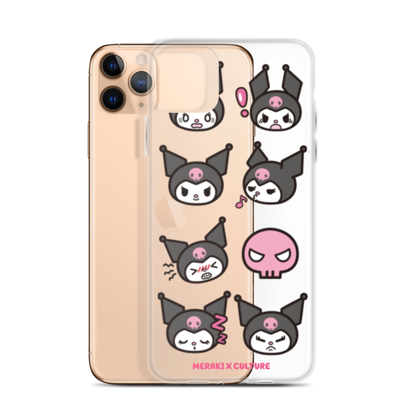 Kuromi Clear Phone Case