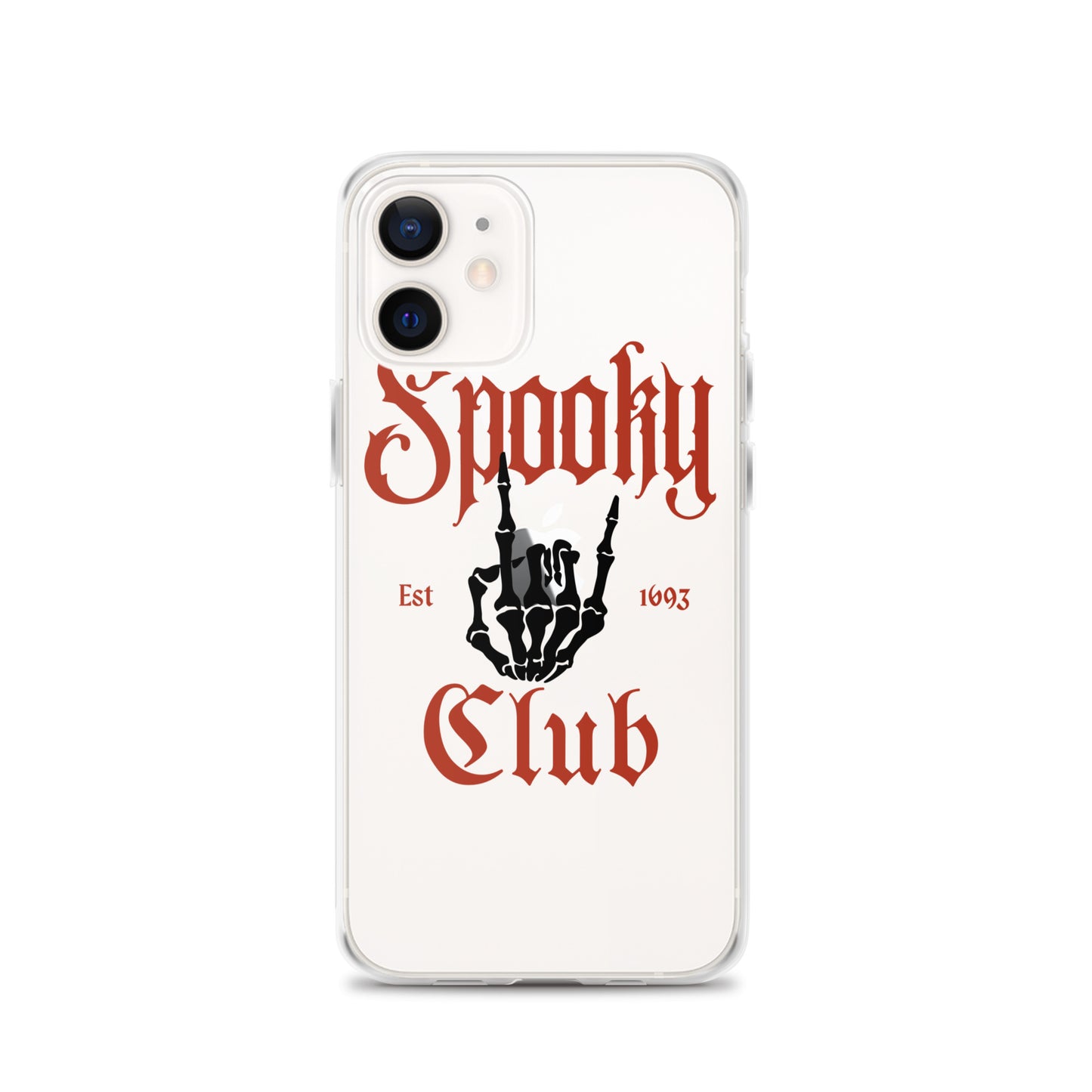 Spooky Club Clear iPhone Case