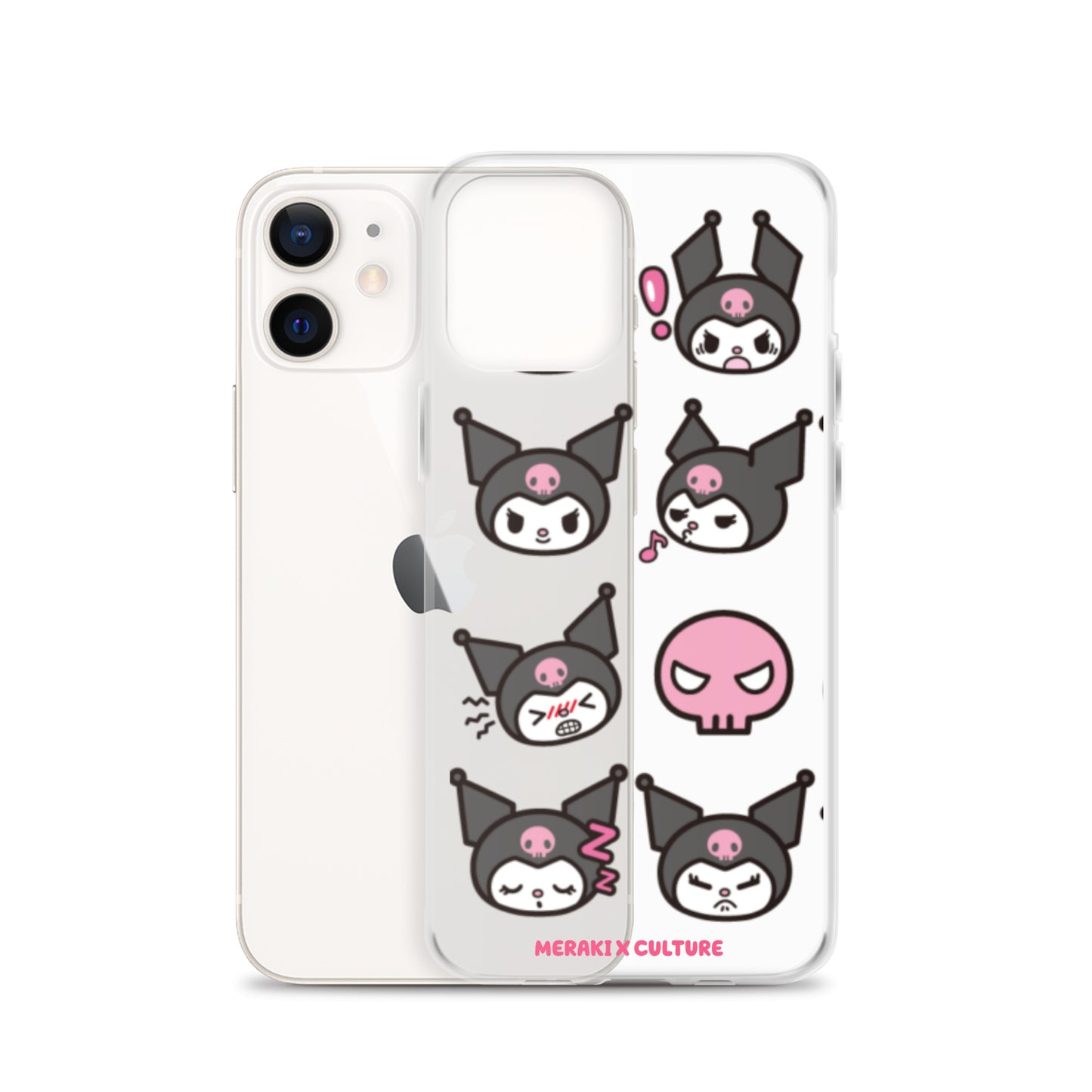 Kuromi Clear Phone Case