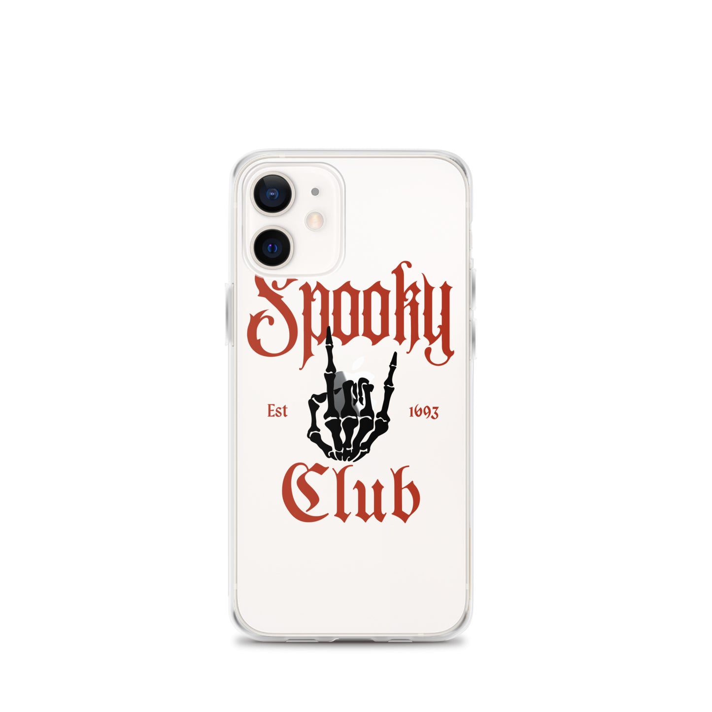 Spooky Club Clear iPhone Case