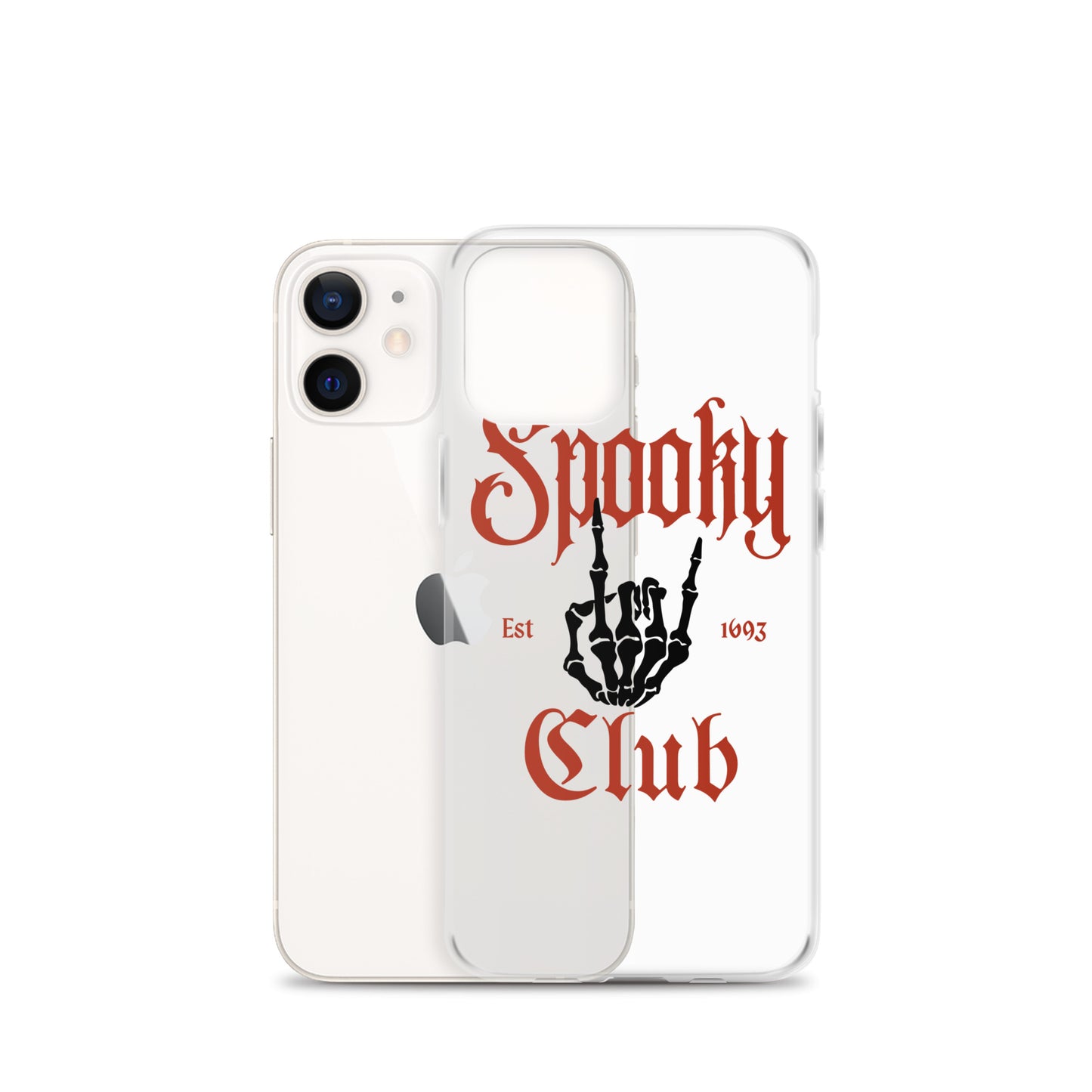 Spooky Club Clear iPhone Case