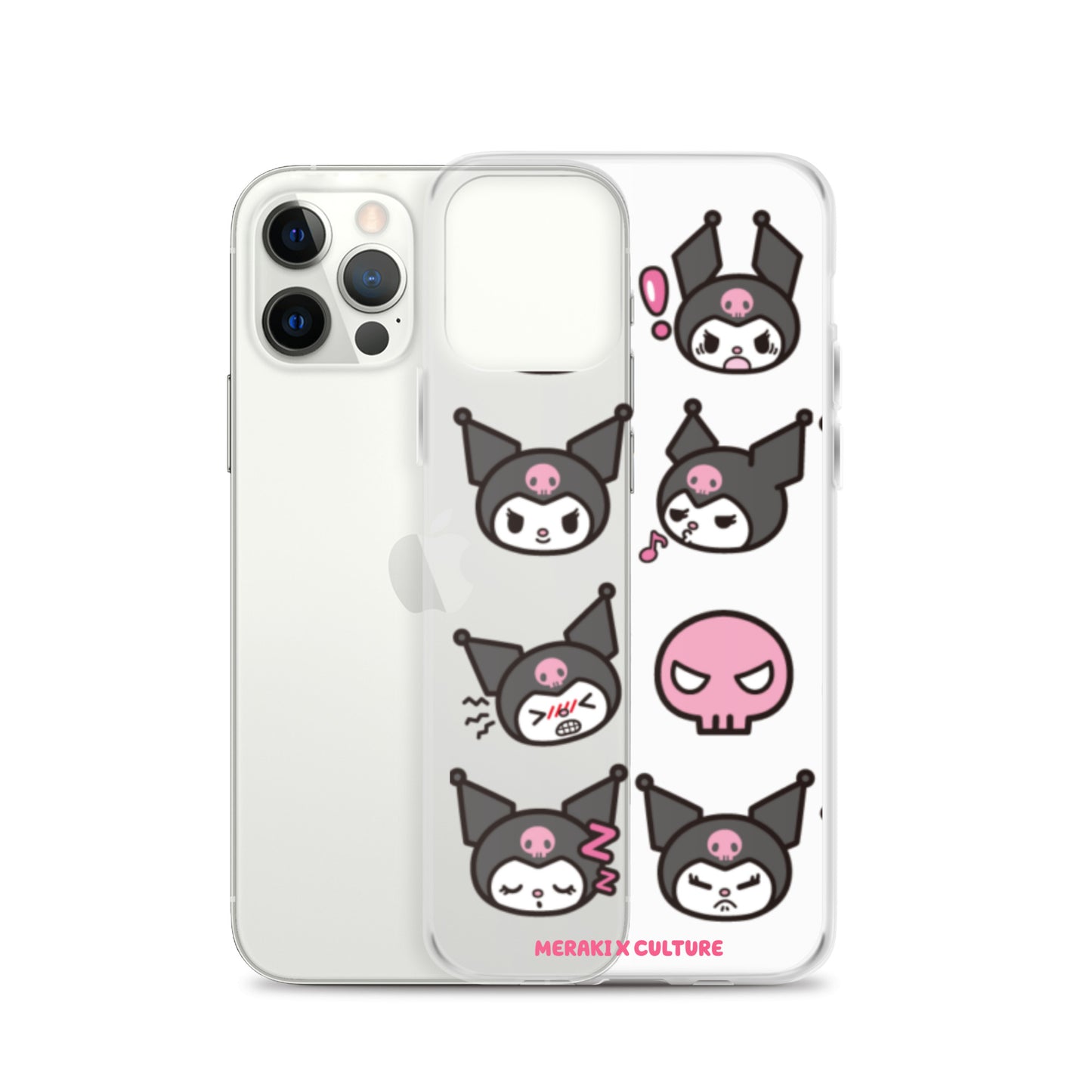 Kuromi Clear Phone Case