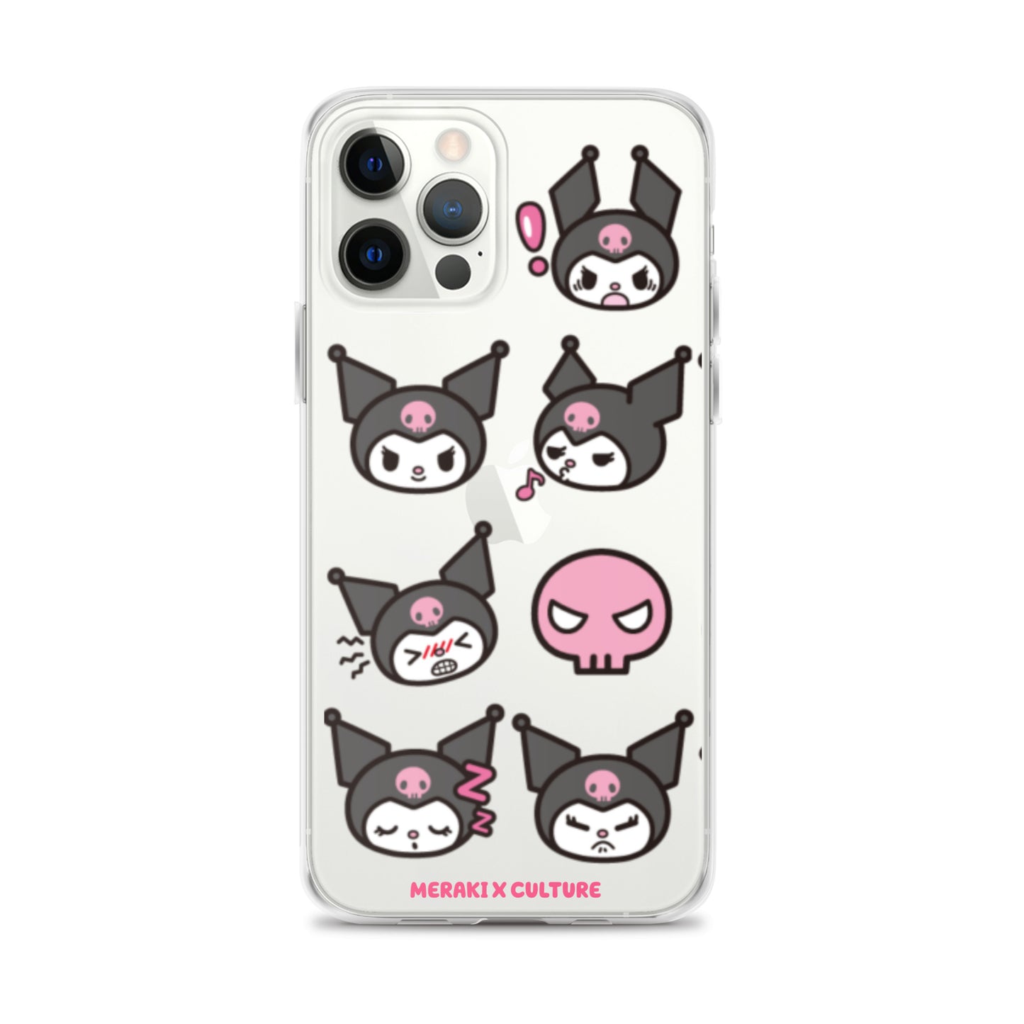 Kuromi Clear Phone Case